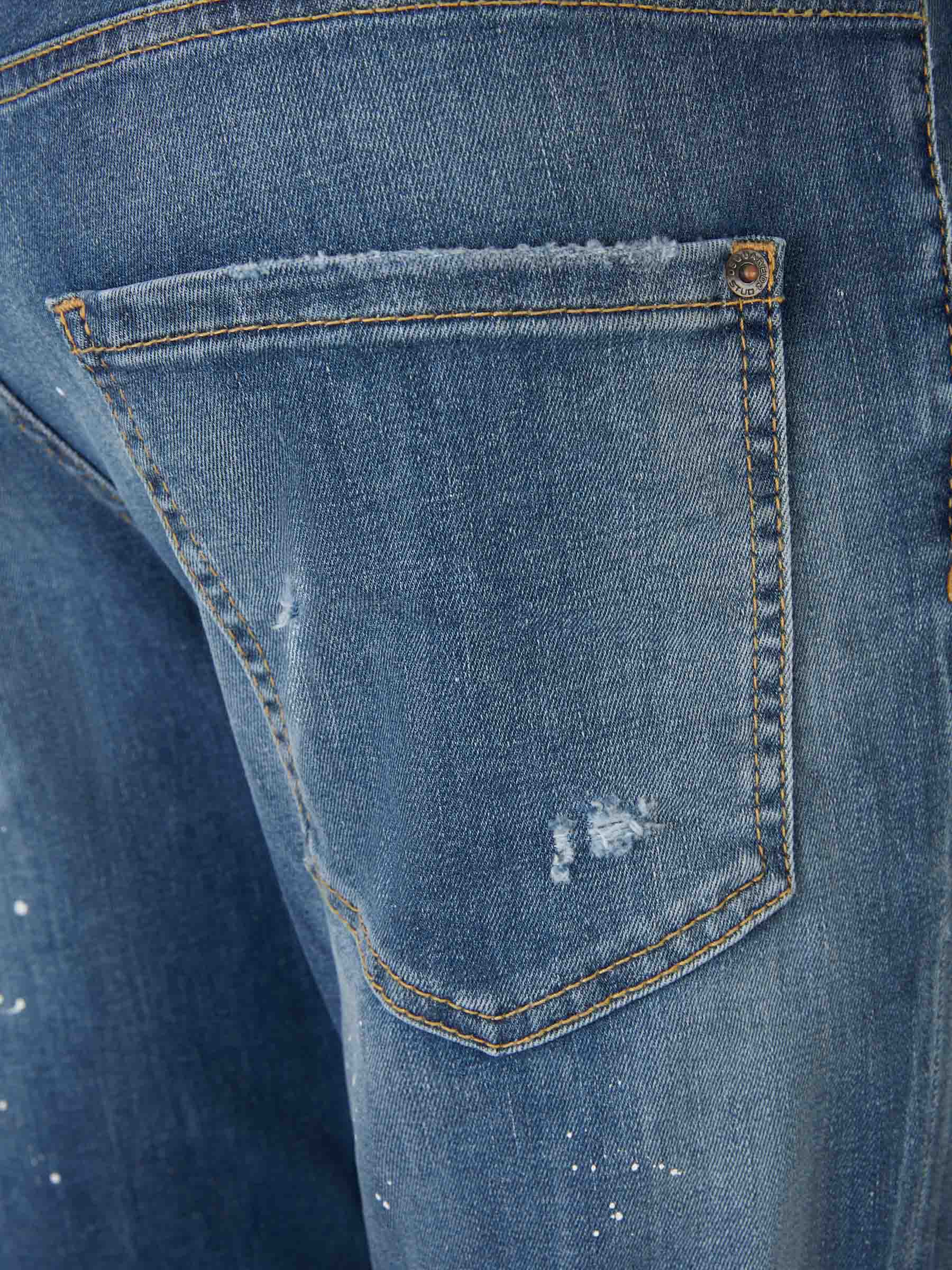 Outlet online Dsquared2 Hombre Jeans Skater Rotos color Azul Denim sku 522-002616 01 - Foto 5