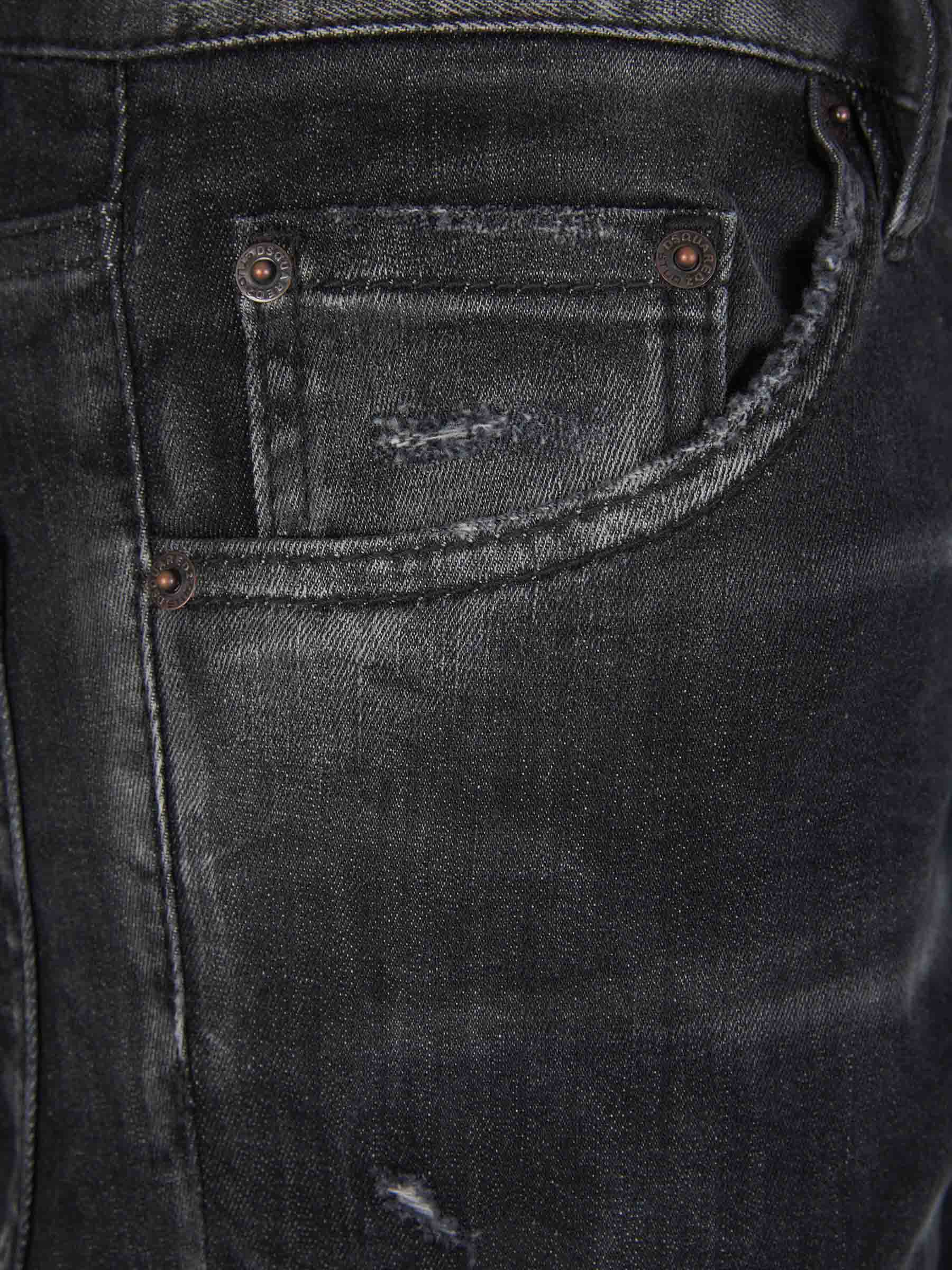 Outlet online Dsquared2 Hombre Jeans Cool Guy color Negro sku 522-002605 01 - Foto 3