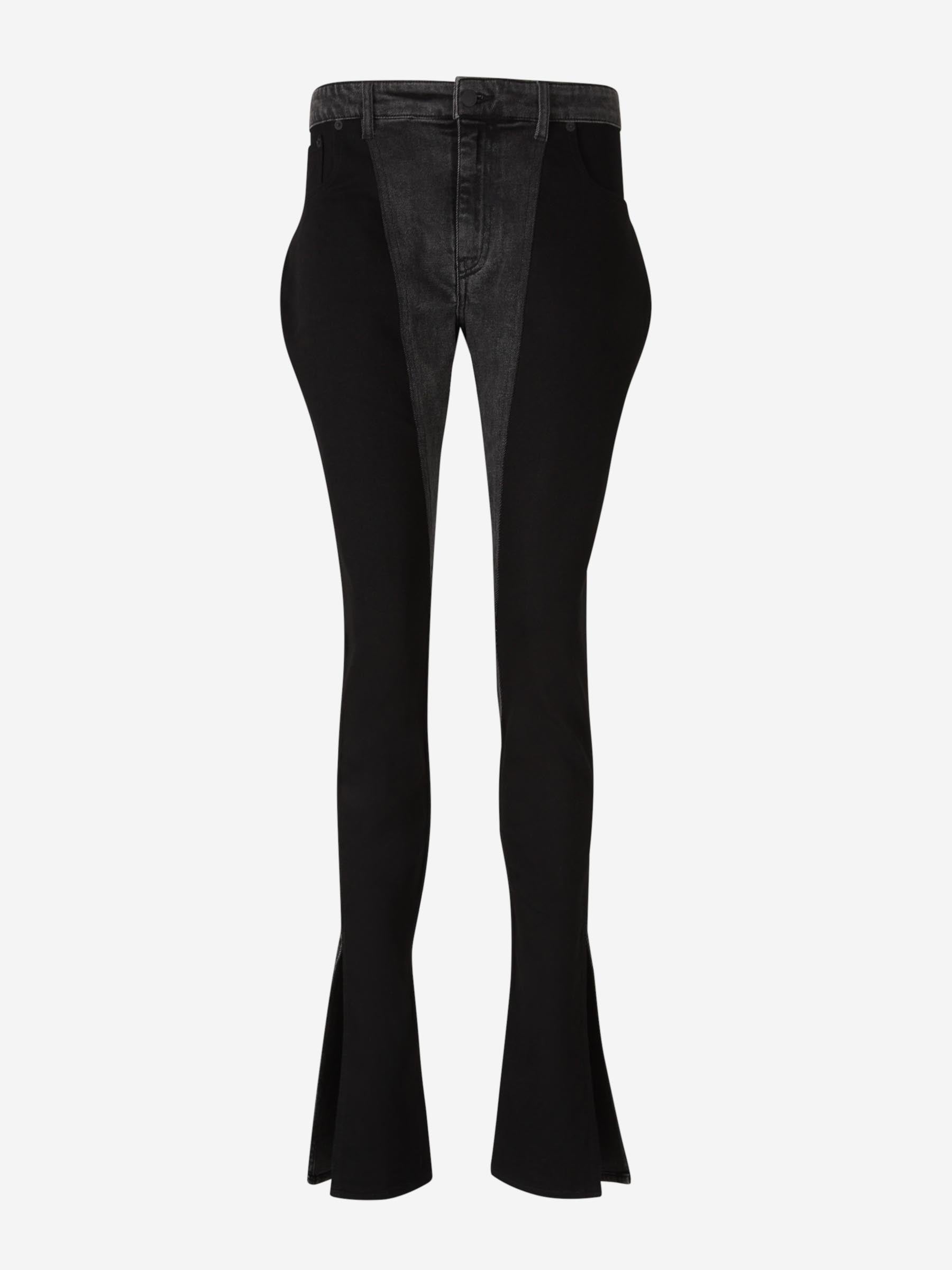 Outlet online Mugler Mujer Jeans Skinny Fit color Negro sku 763-001577 01 - Foto 2