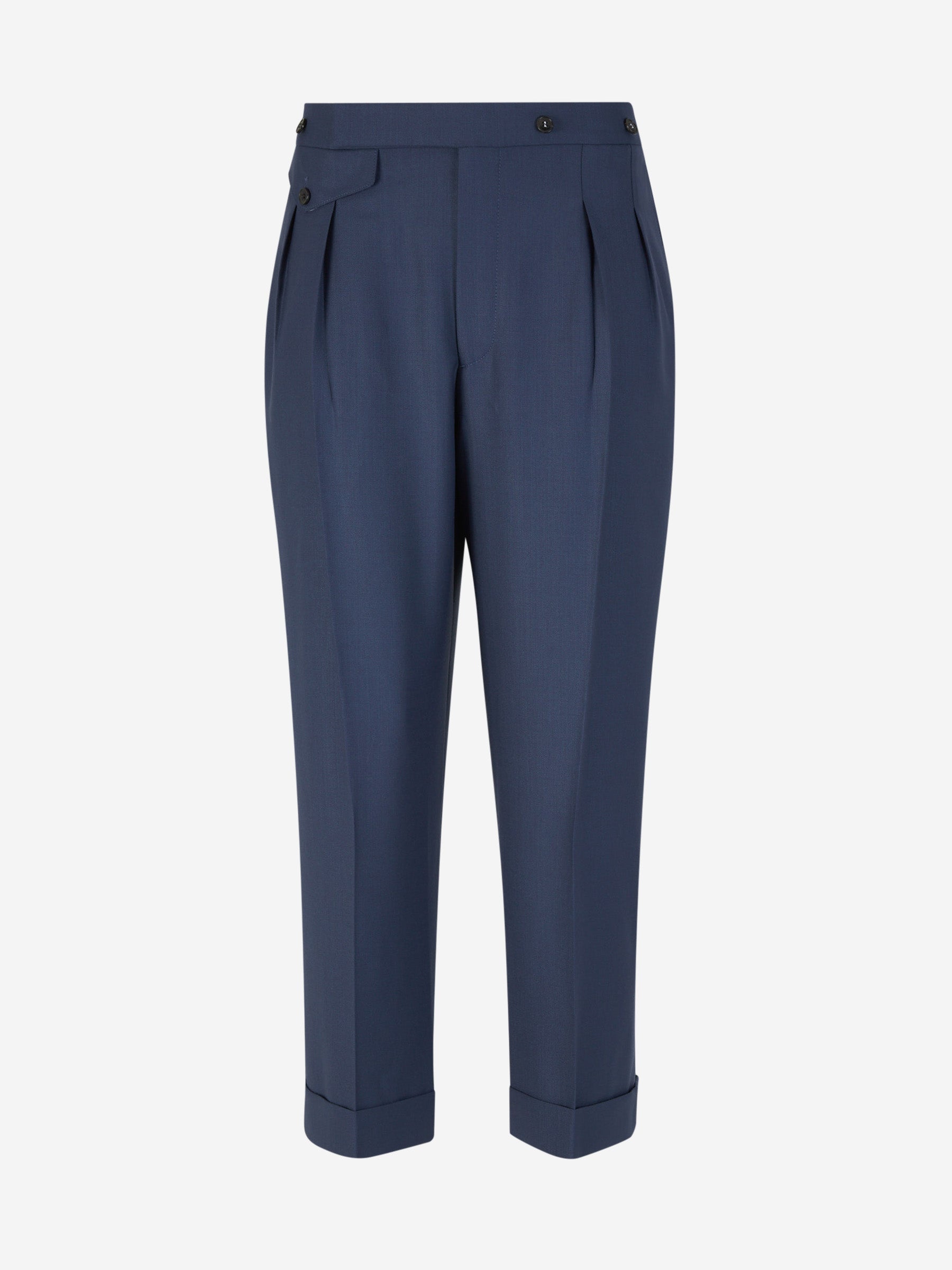 Outlet online Victoria Beckham Mujer Pantalones Formales Capri color Azul Marino sku 761-003502 01 - Foto 1