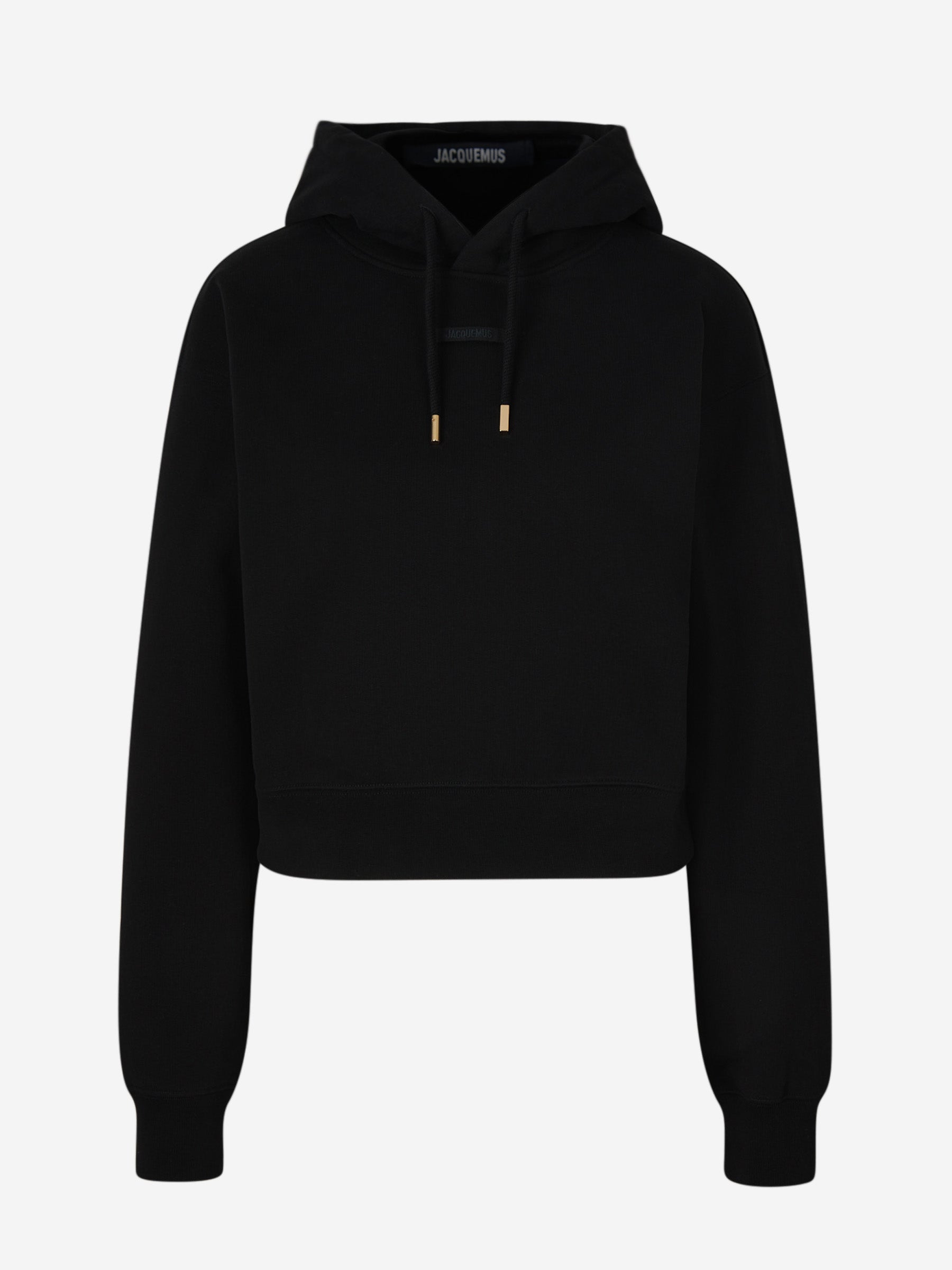 Outlet online Jacquemus Mujer Sudadera Le Gros Grain color Negro sku 715-000146 02 - Foto 5