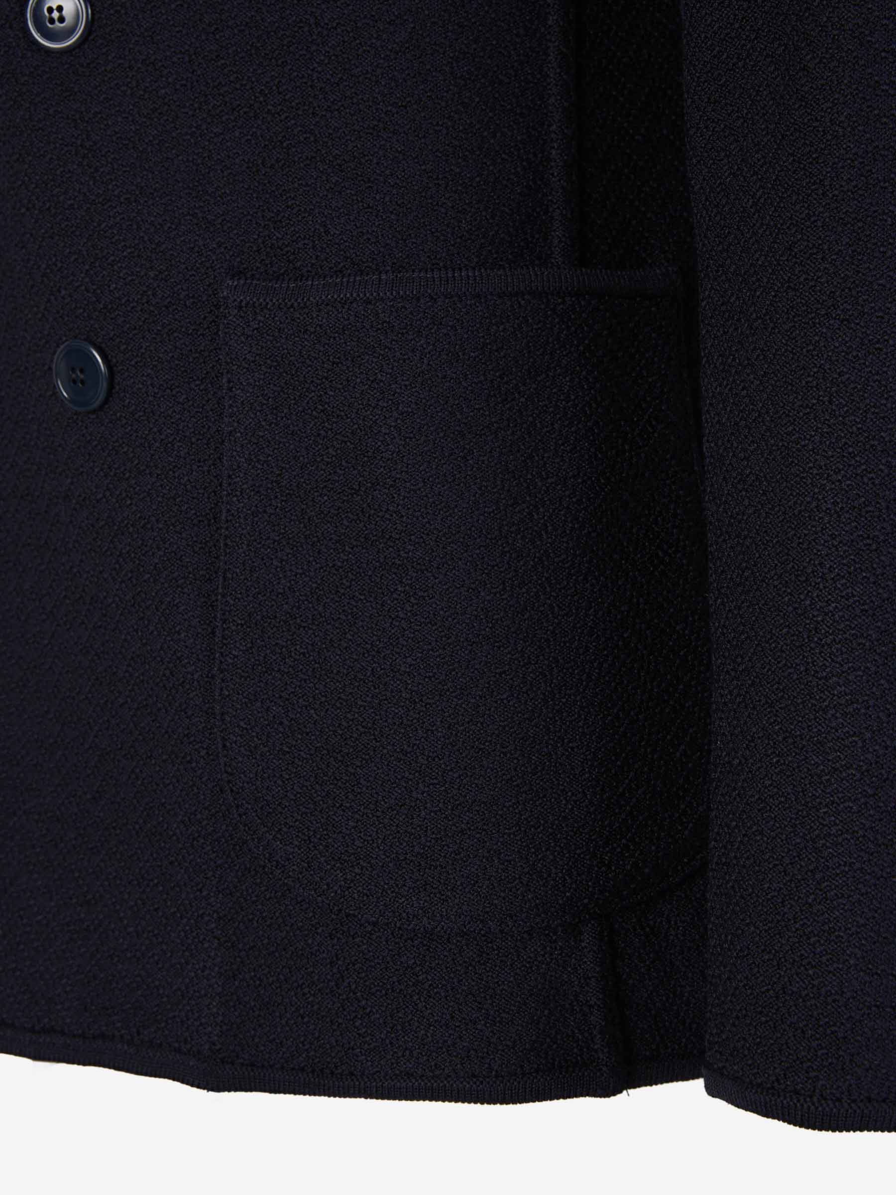 Outlet online Lardini Hombre Americana Texturizada Algodón color Azul Noche sku 302-003423 01 - Foto 4