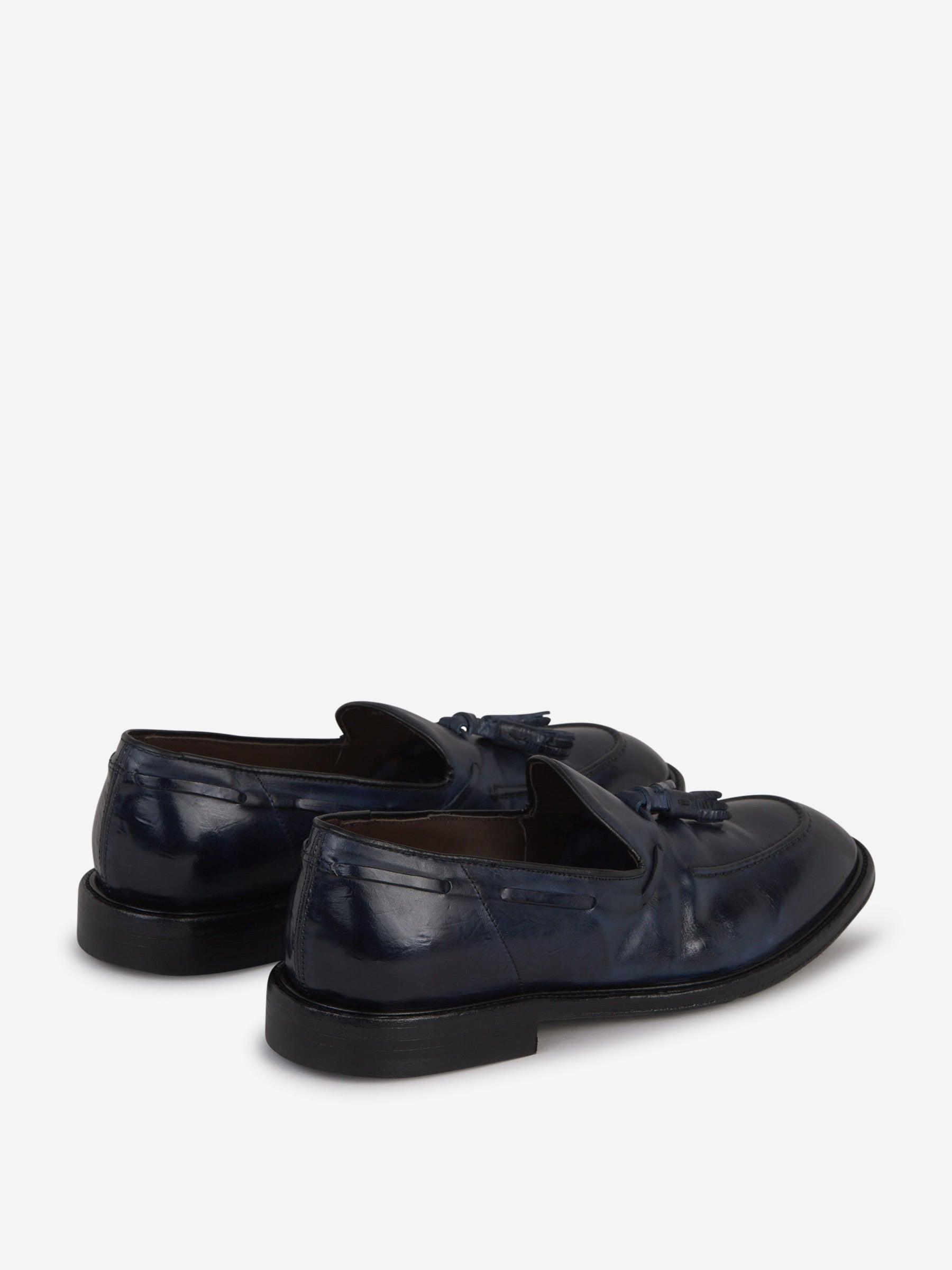 Outlet online Green George Hombre Mocasines Piel Borlas color Azul Marino sku 611-004429 01 - Foto 3