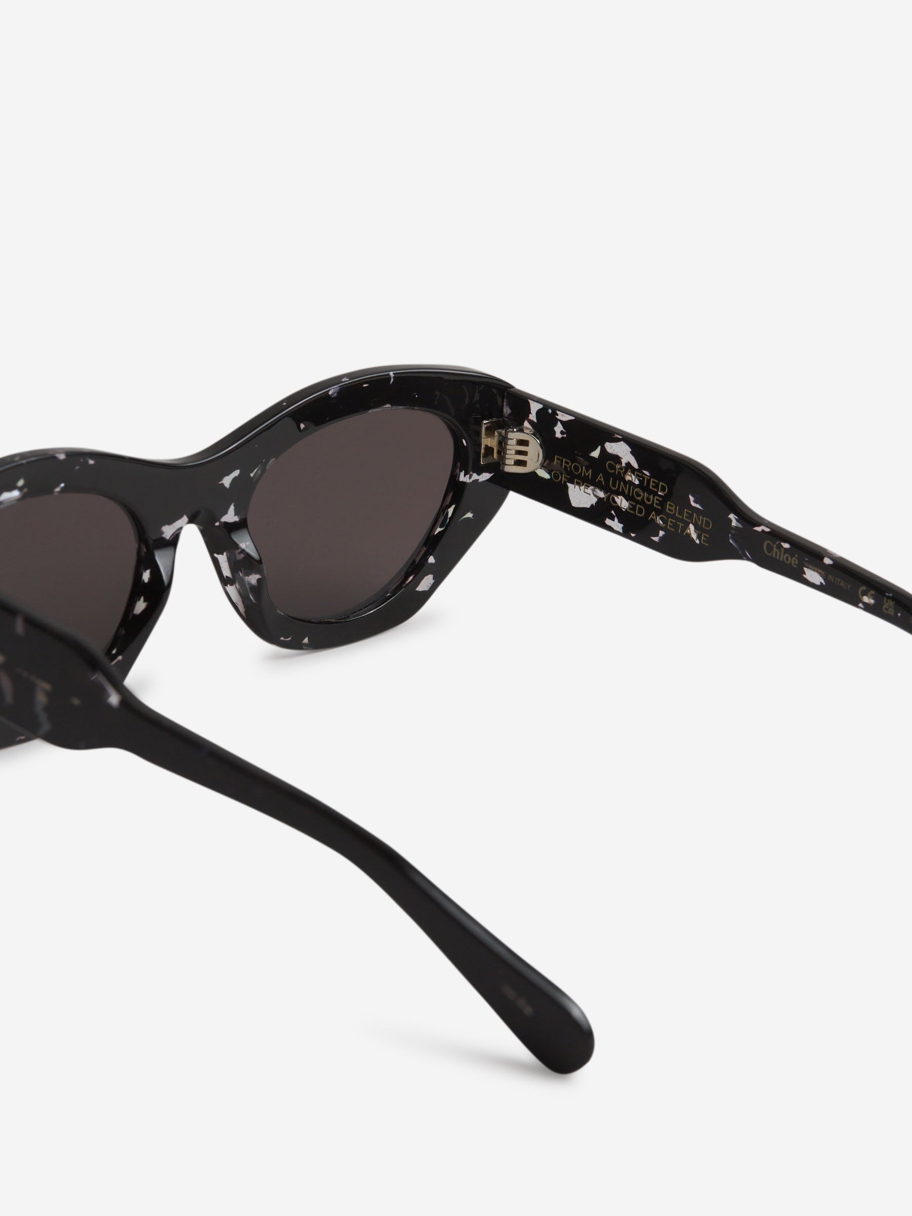 Outlet online Chloé Mujer Gafas de Sol Ovaladas Gayia color Negro sku 860-001036 01 - Foto 4