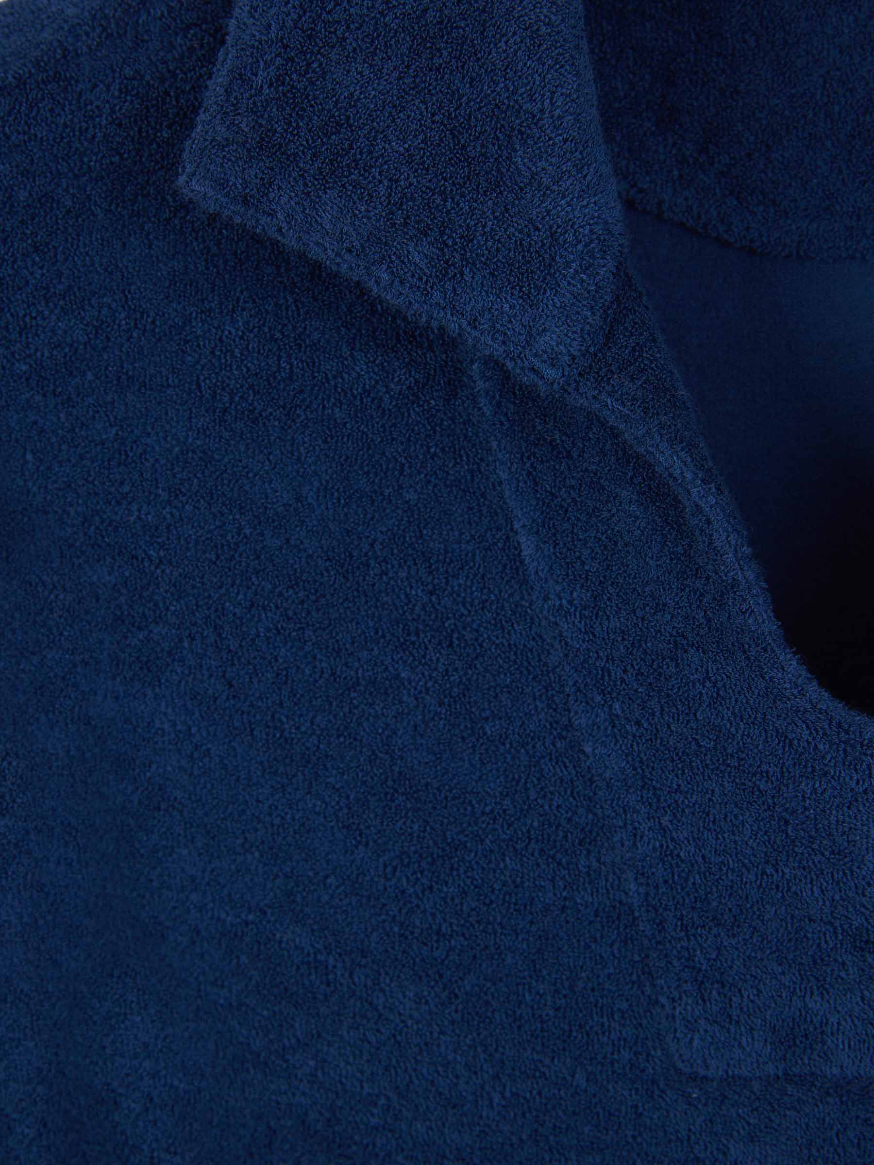 Outlet online Gran Sasso Hombre Polo Toalla Algodón color Azul Marino sku 552-001488 01 - Foto 3