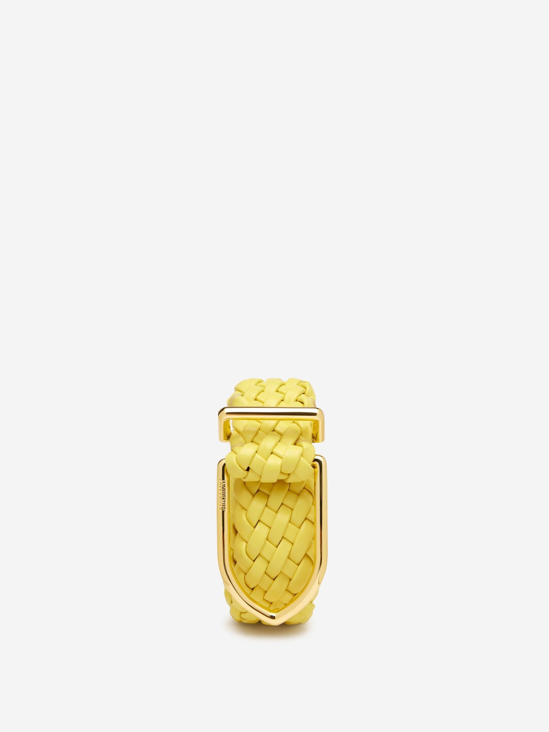 Outlet online Jacquemus Mujer Cinturón La ceinture Bambino color Amarillo sku 830-000354 01 - Foto 3