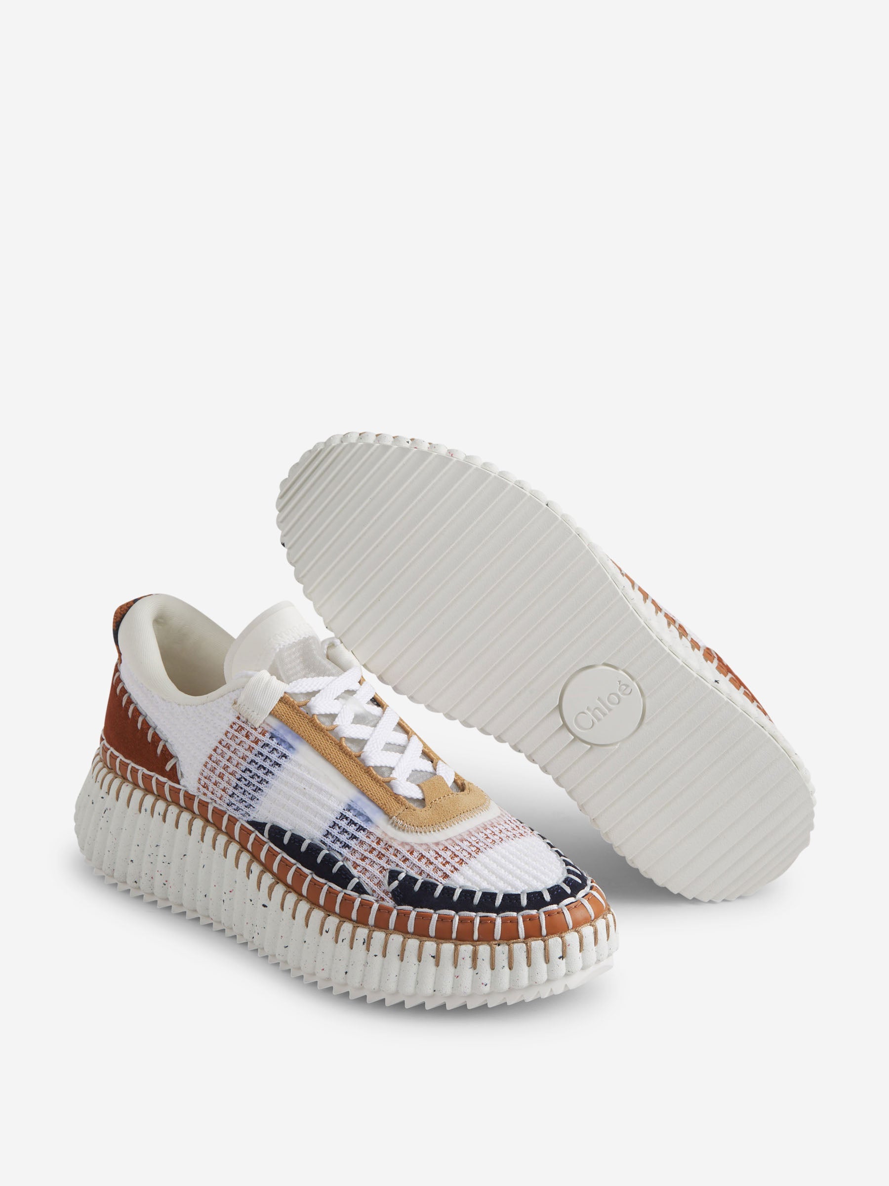Outlet online Chloé Mujer Sneakers Ecológico Nama color Rosa Empolvado sku 806-000321 04 - Foto 4