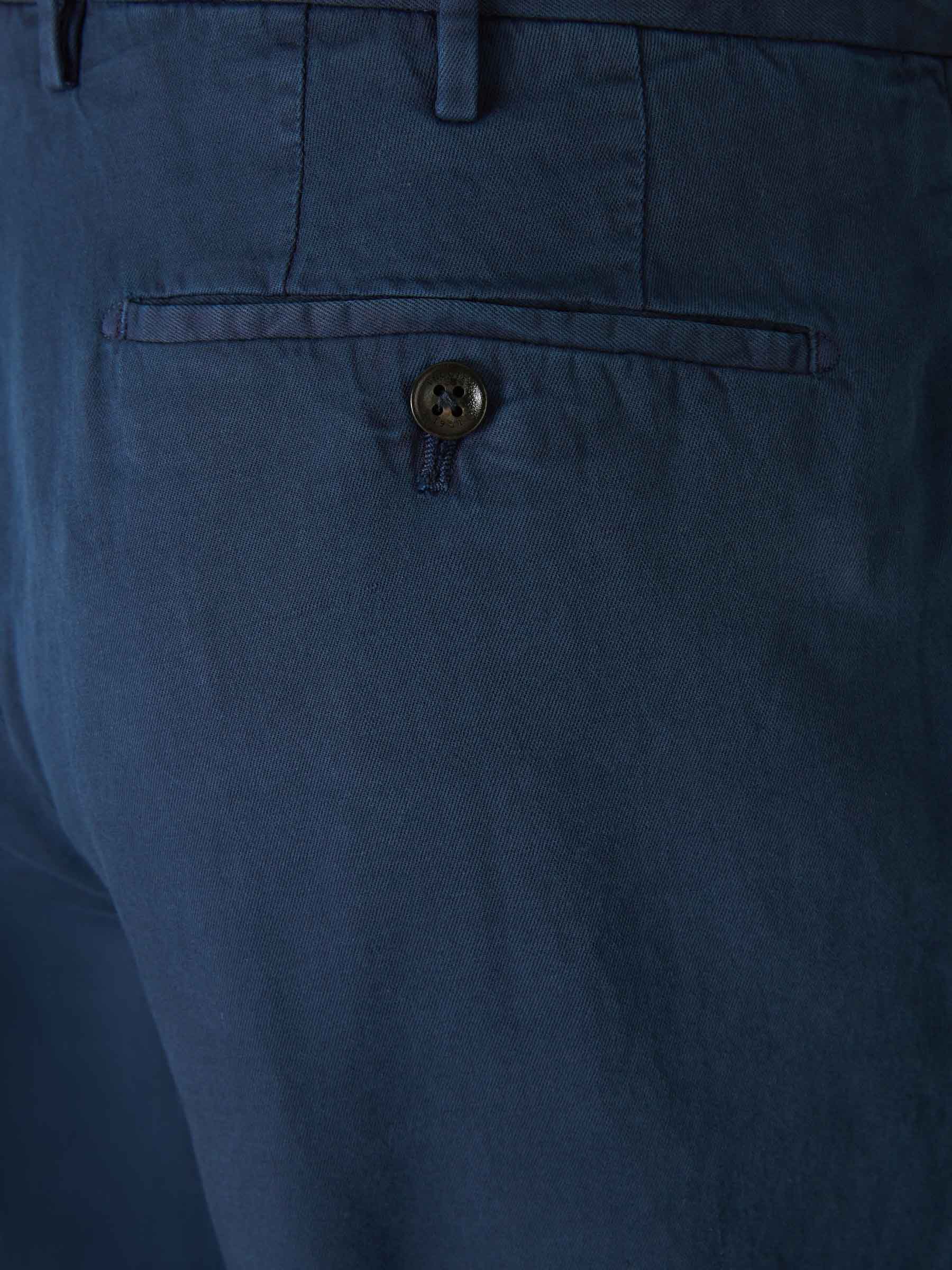 Outlet online Incotex Hombre Pantalones Formales Tapered Fit color Azul Marino sku 521-002976 02 - Foto 4