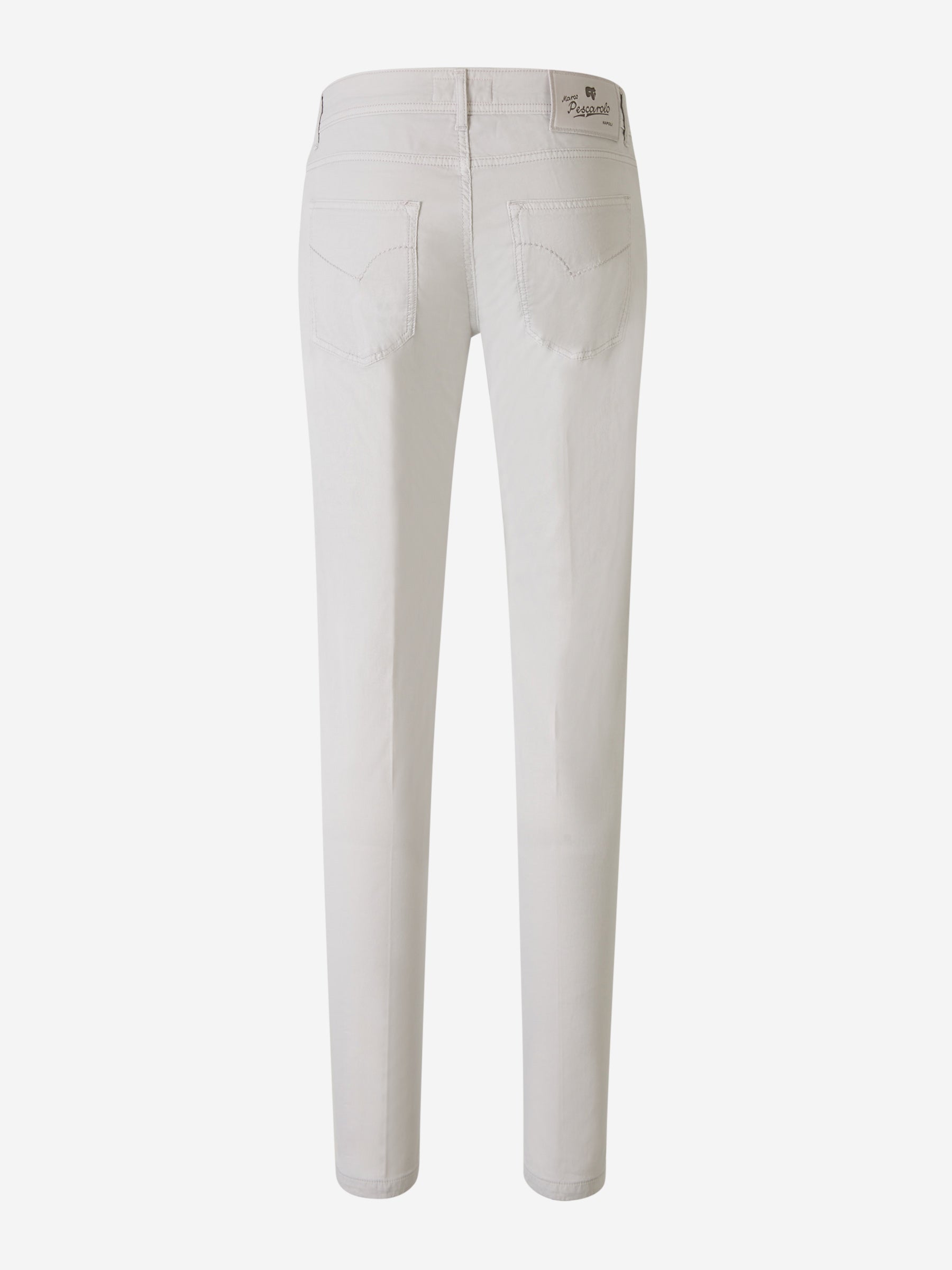Outlet online Marco Pescarolo Hombre Pantalones 5 Bolsillos color Gris Claro sku 522-002570 01 - Foto 2