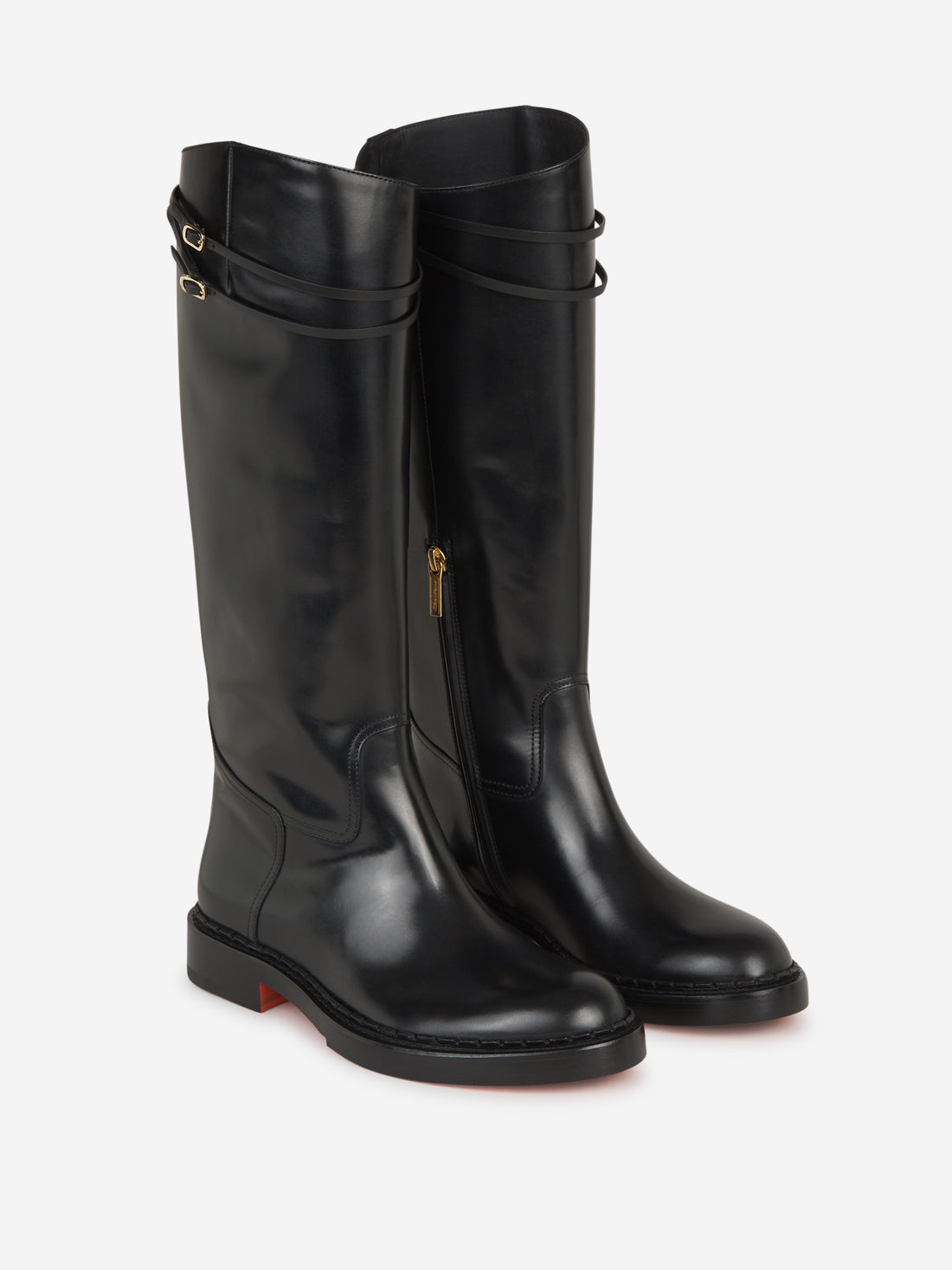 Santoni Botas Piel color Negro sku 805-000664 01 - Foto 2