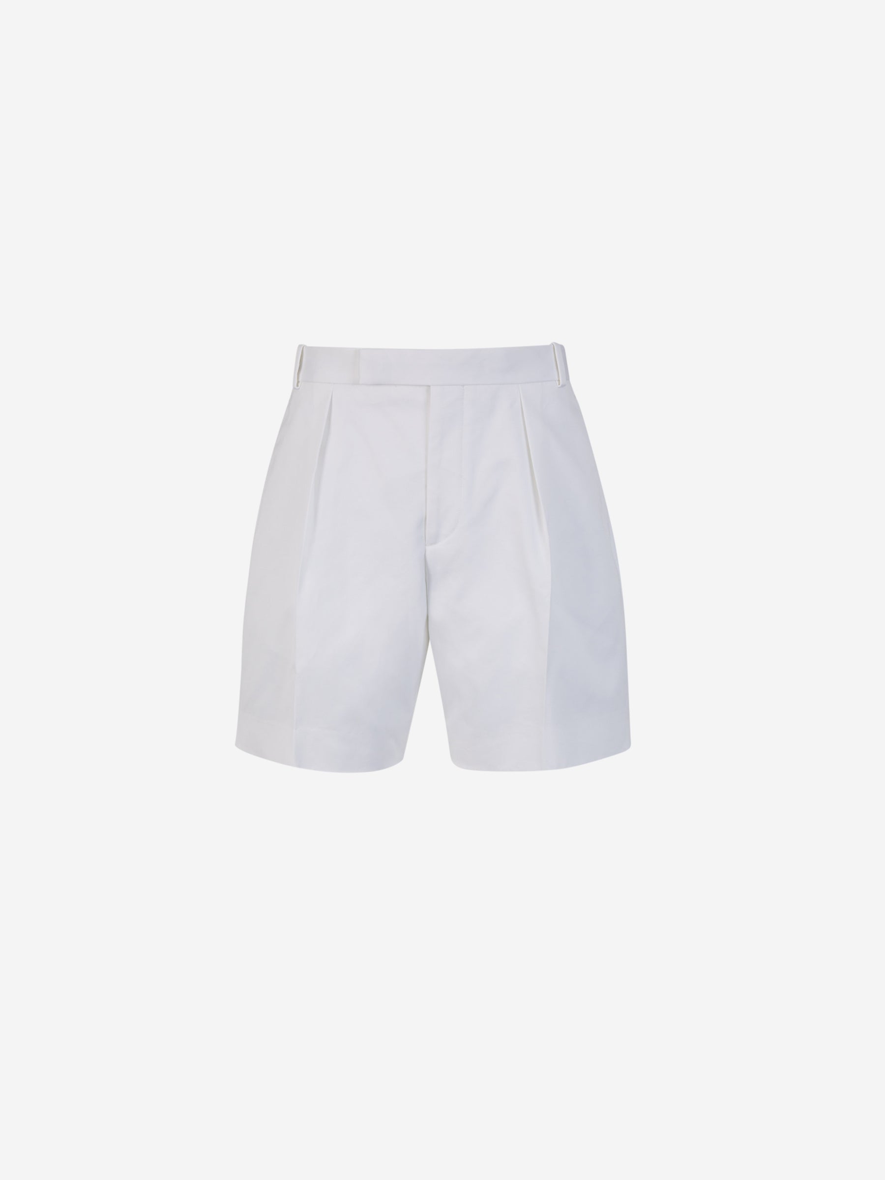 Outlet online McQueen Hombre Bermudas Formales Algodón color Blanco sku 523-000932 01 - Foto 1
