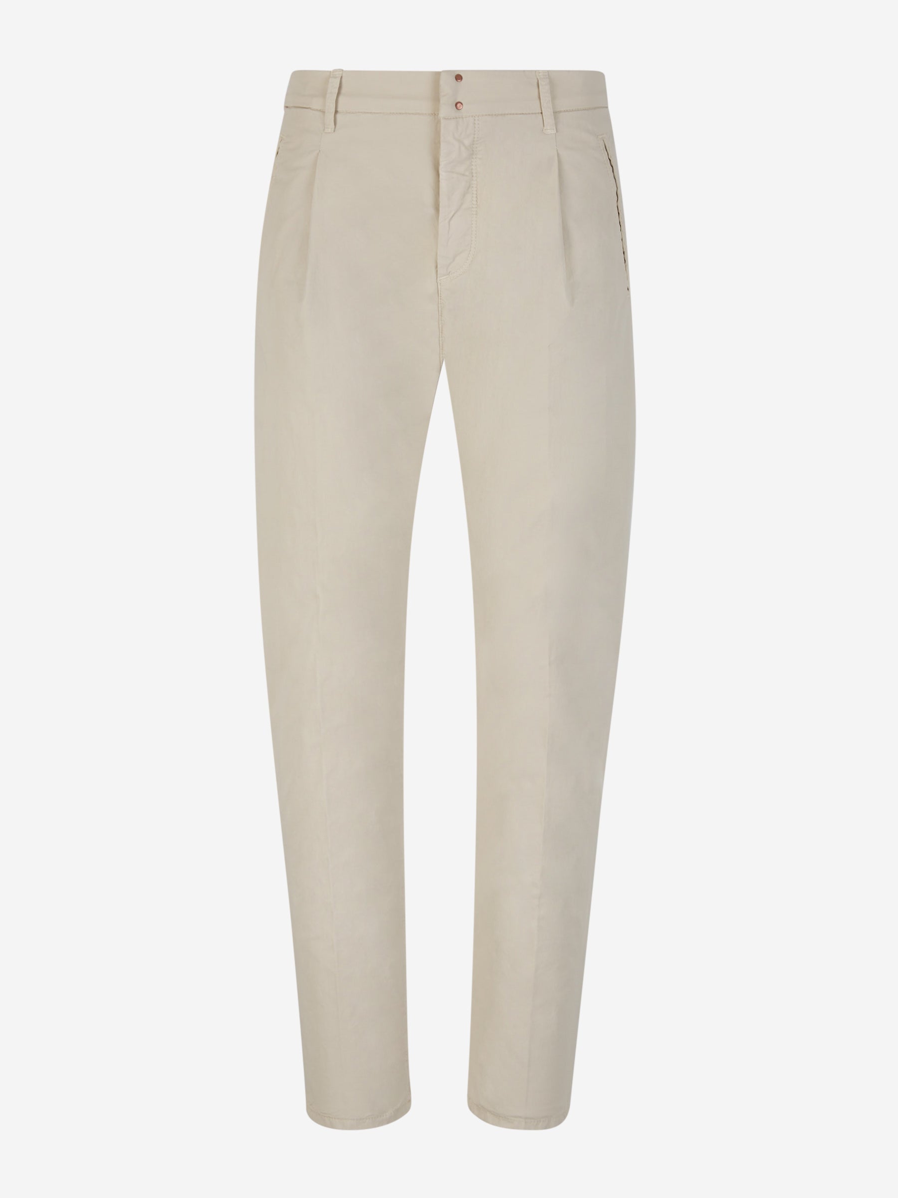 Outlet online Incotex Blue Division Hombre Pantalones Formales Algodón color Beis sku 521-003051 01 - Foto 1
