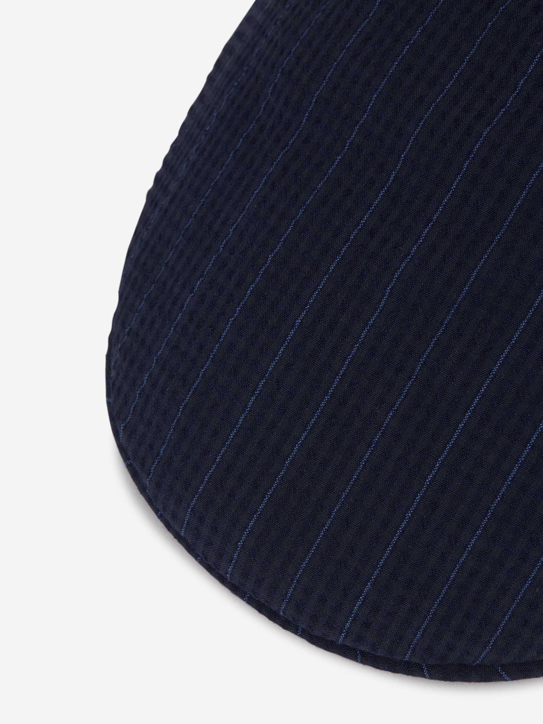 Outlet online Borsalino Hombre Boina Motivo Rayas color Azul Noche sku 695-001474 02 - Foto 4