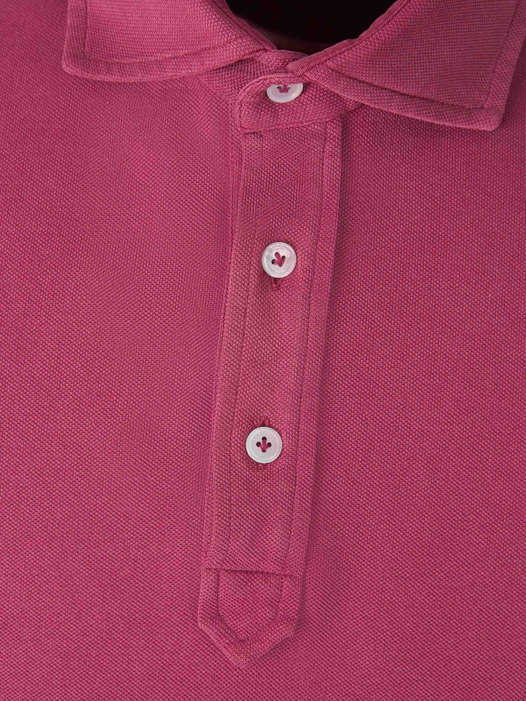 Outlet online Santa Eulalia Hombre Polo Piqué Algodón color Rojo Cereza sku 552-001323 17 - Foto 3