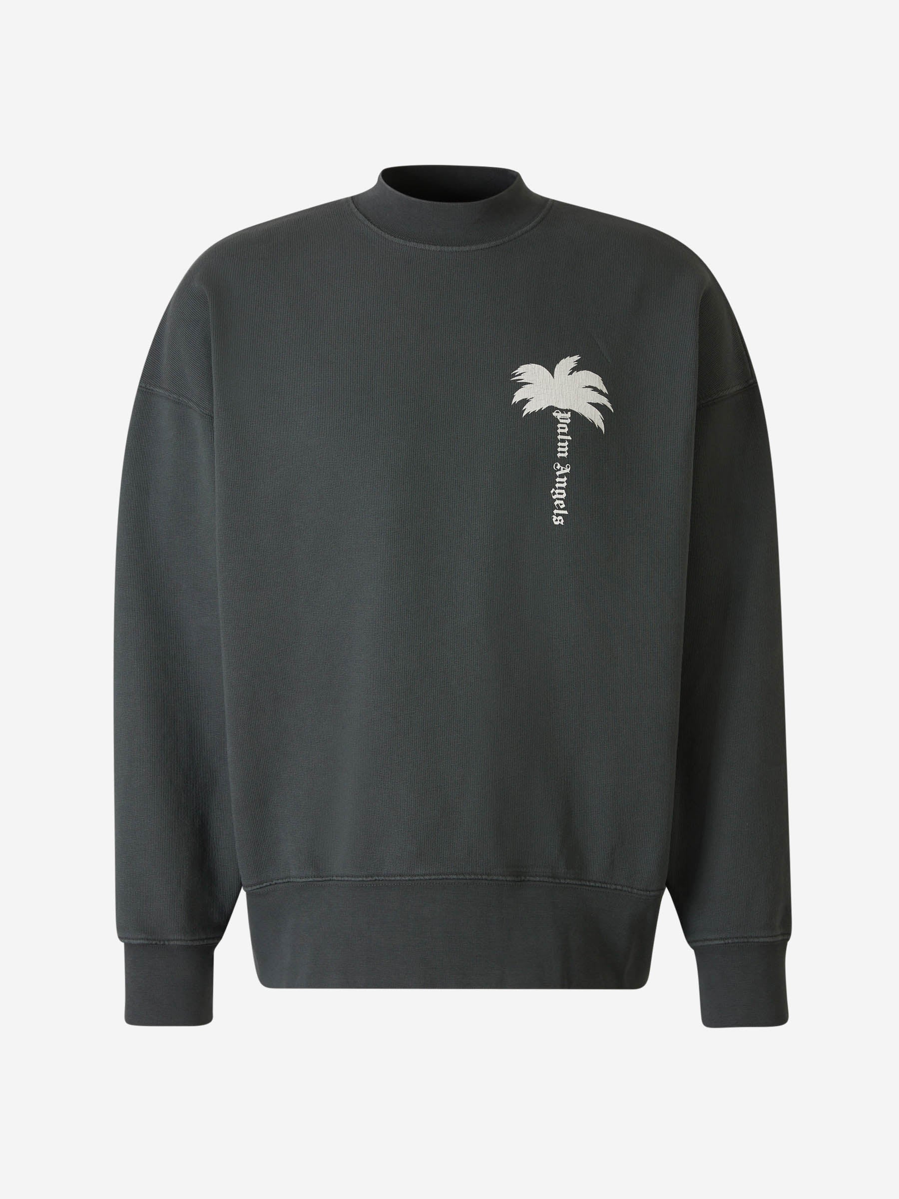 Outlet online Palm Angels Hombre Sudadera Algodón Logo color Gris Antracita sku 545-001548 01 - Foto 1
