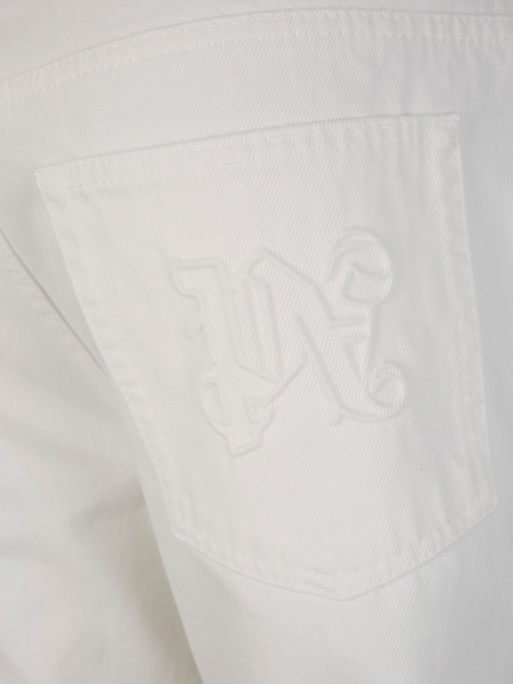Outlet online Palm Angels Hombre Jeans Rectos Monograma color Blanco sku 522-002586 01 - Foto 4