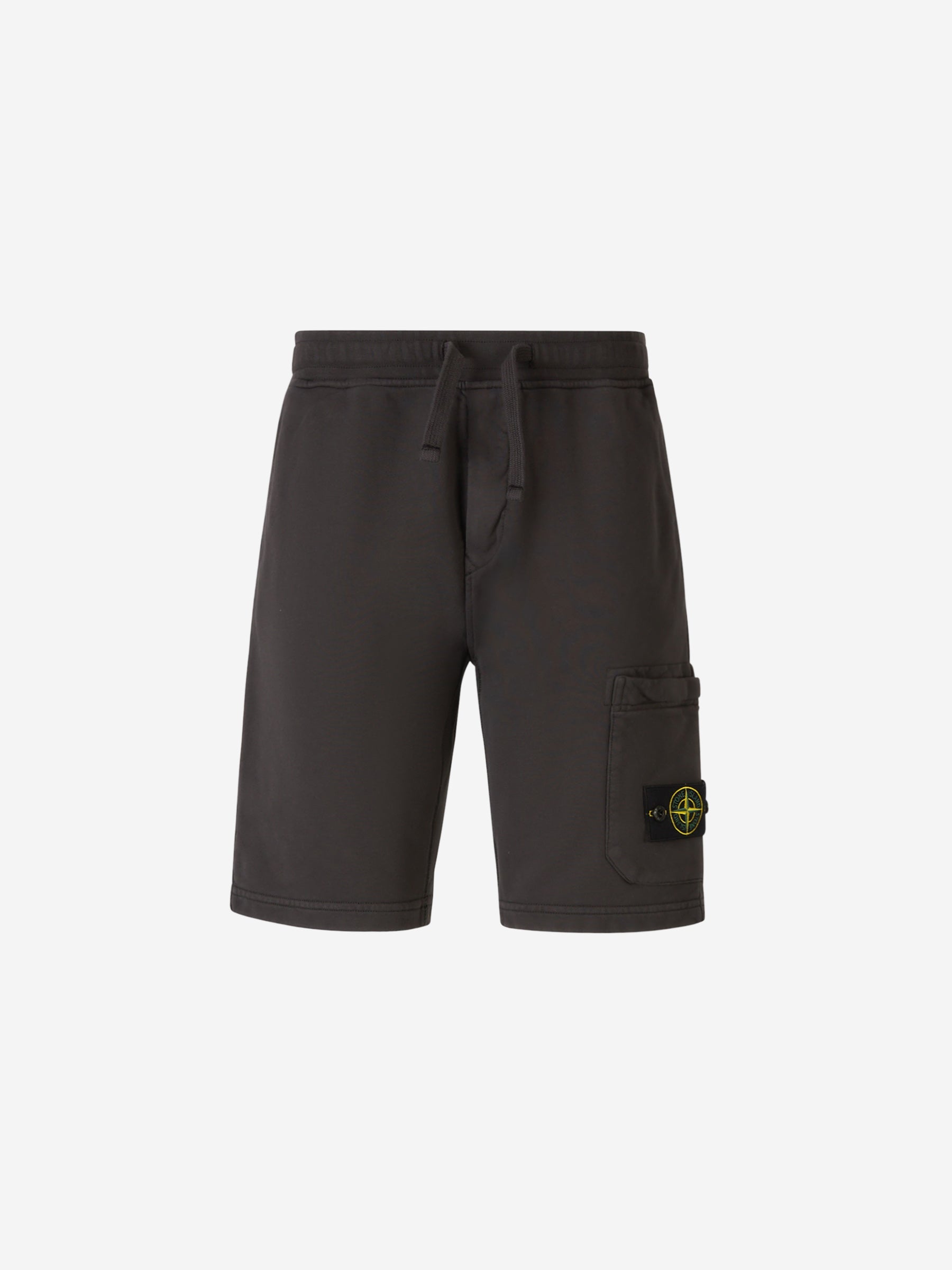 Stone Island Bermudas Cargo Algodón color Gris Antracita sku 523-000974 02 - Foto 1