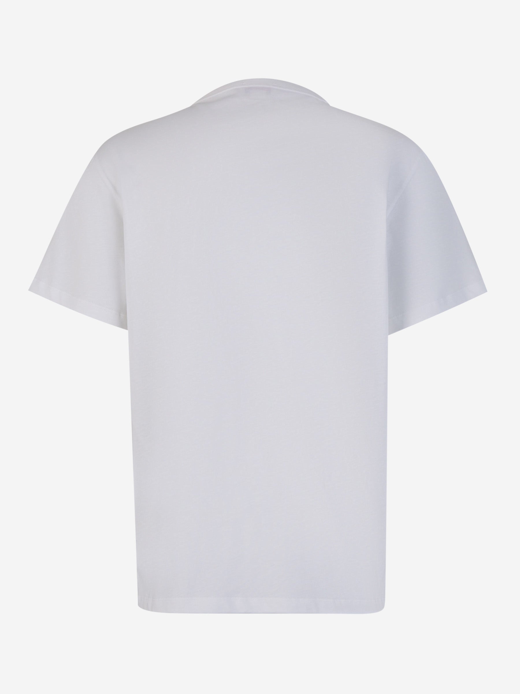 Outlet online McQueen Hombre Camiseta Estampada Algodón color Blanco sku 553-003583 01 - Foto 2