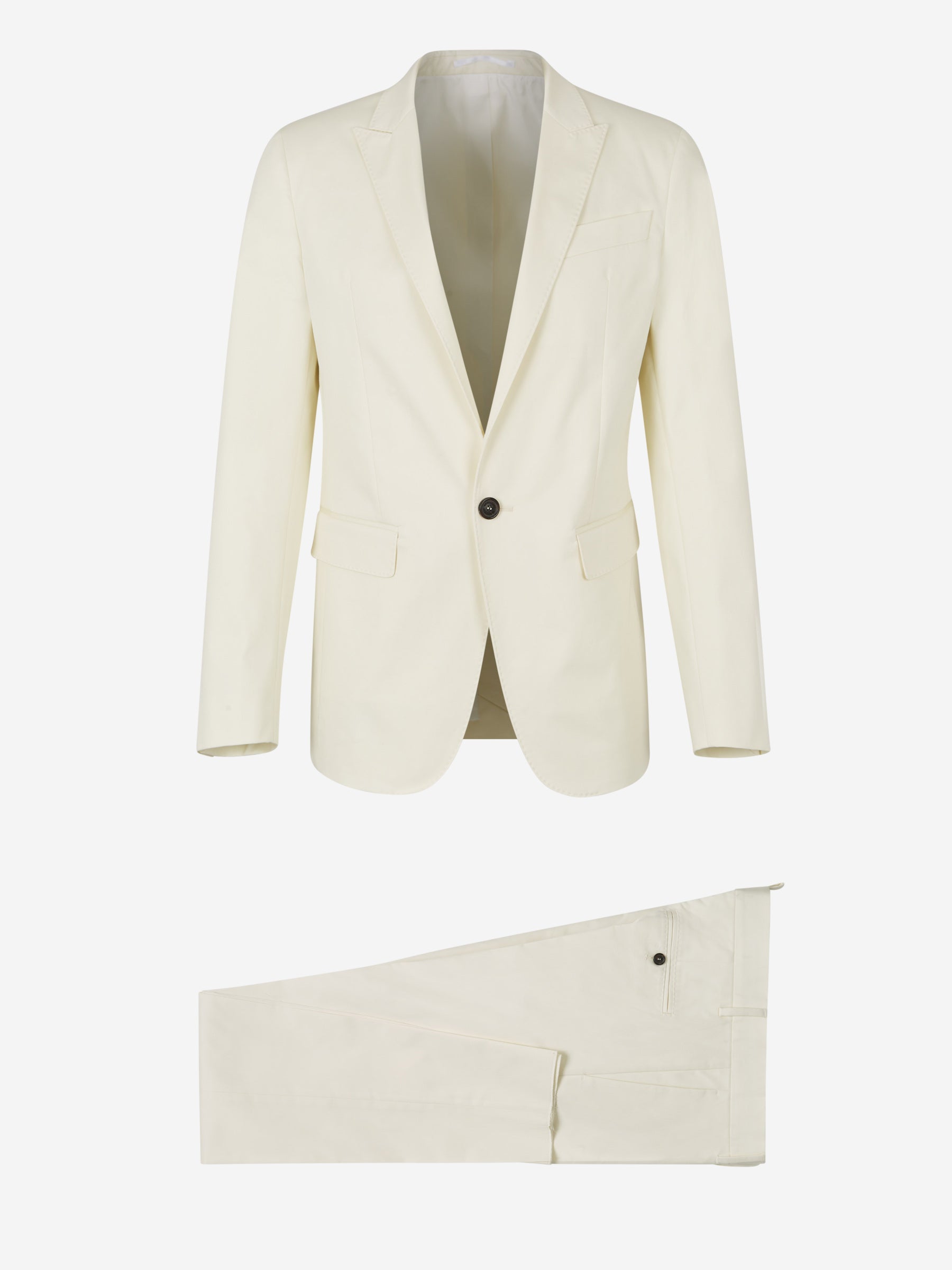 Outlet online Dsquared2 Hombre Traje Liso Algodón color Blanco sku 312-002816 01 - Foto 1