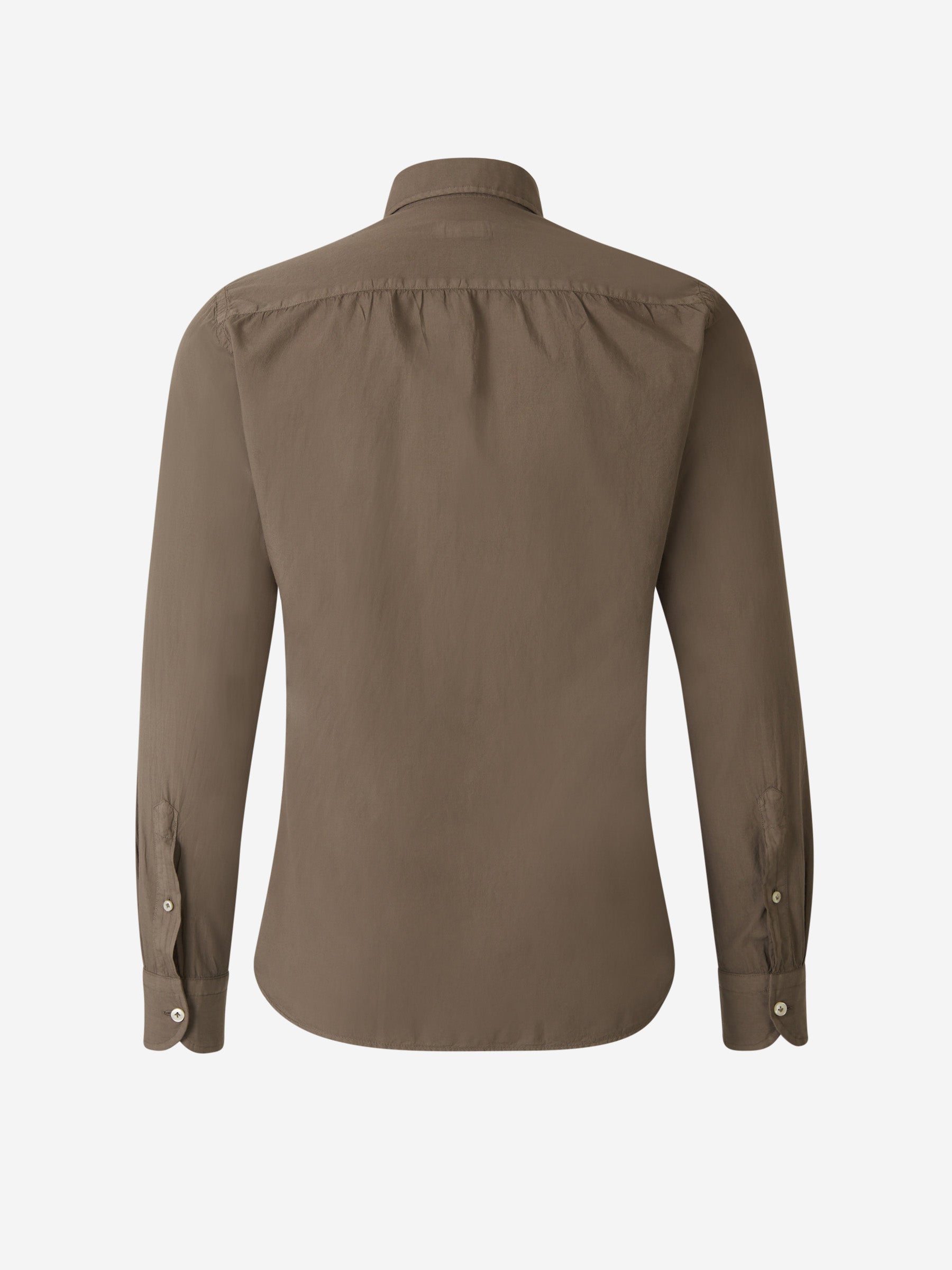 Outlet online Santa Eulalia Hombre Camisa Formal Algodón color Marrón sku 531-006251 03 - Foto 2
