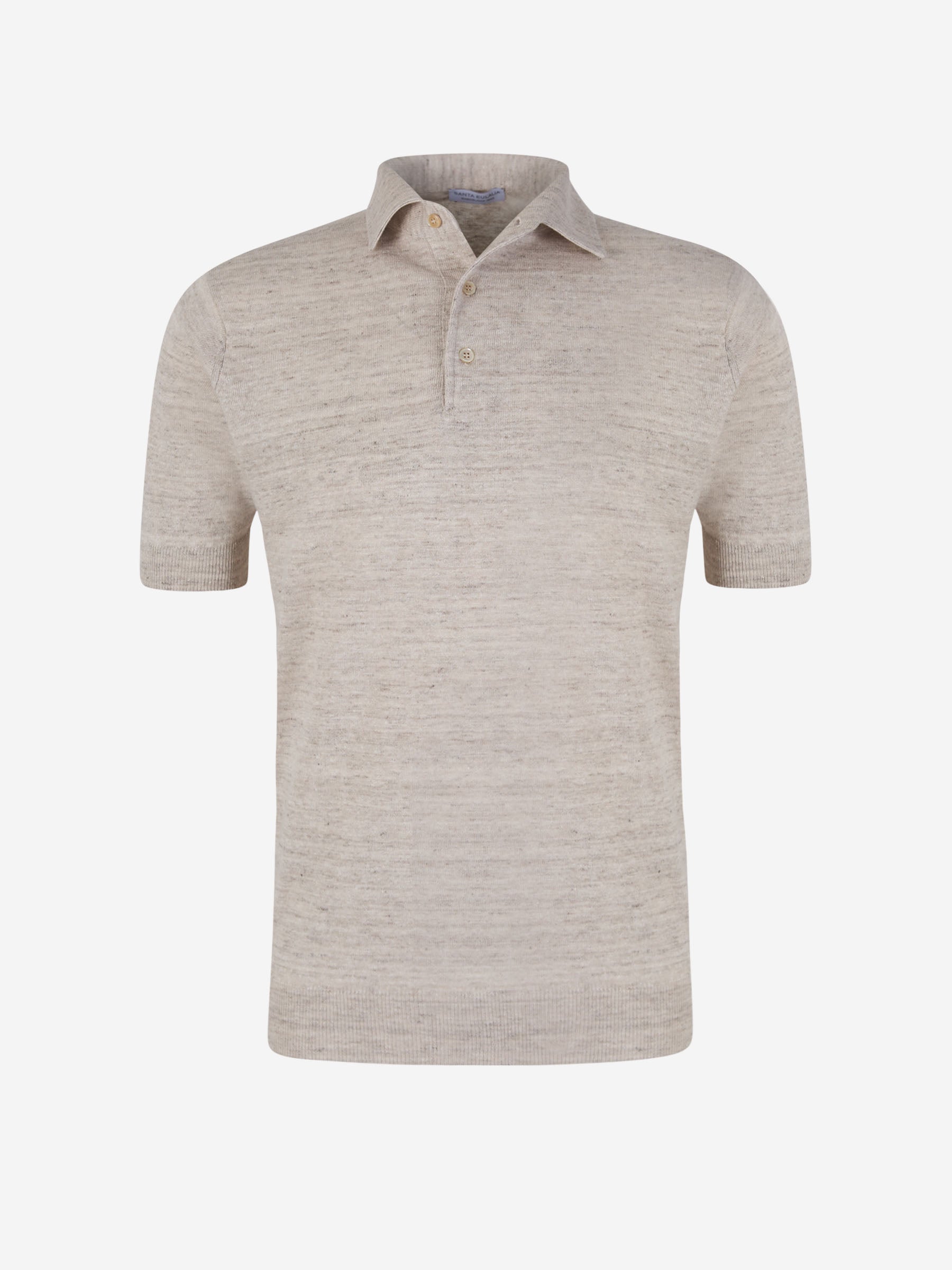 Outlet online Santa Eulalia Hombre Polo Punto Lino color Beis sku 552-001331 04 - Foto 1