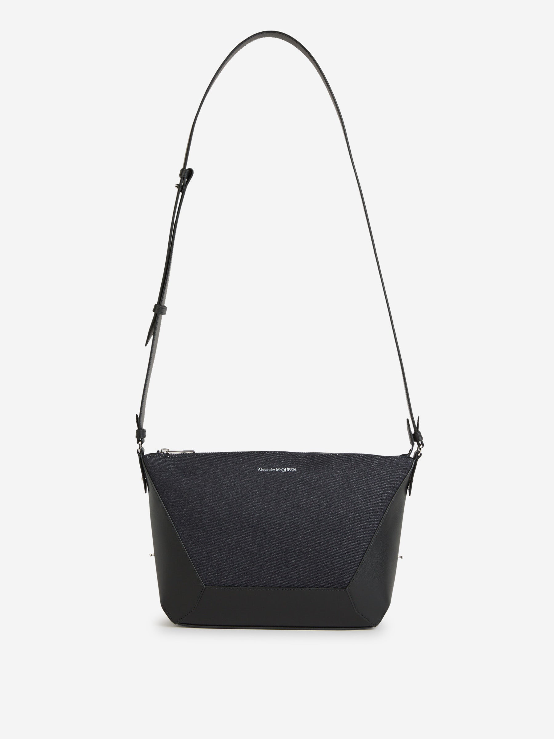 Outlet online McQueen Hombre Bolso Bandolera Denim color Negro sku 692-001780 01 - Foto 1