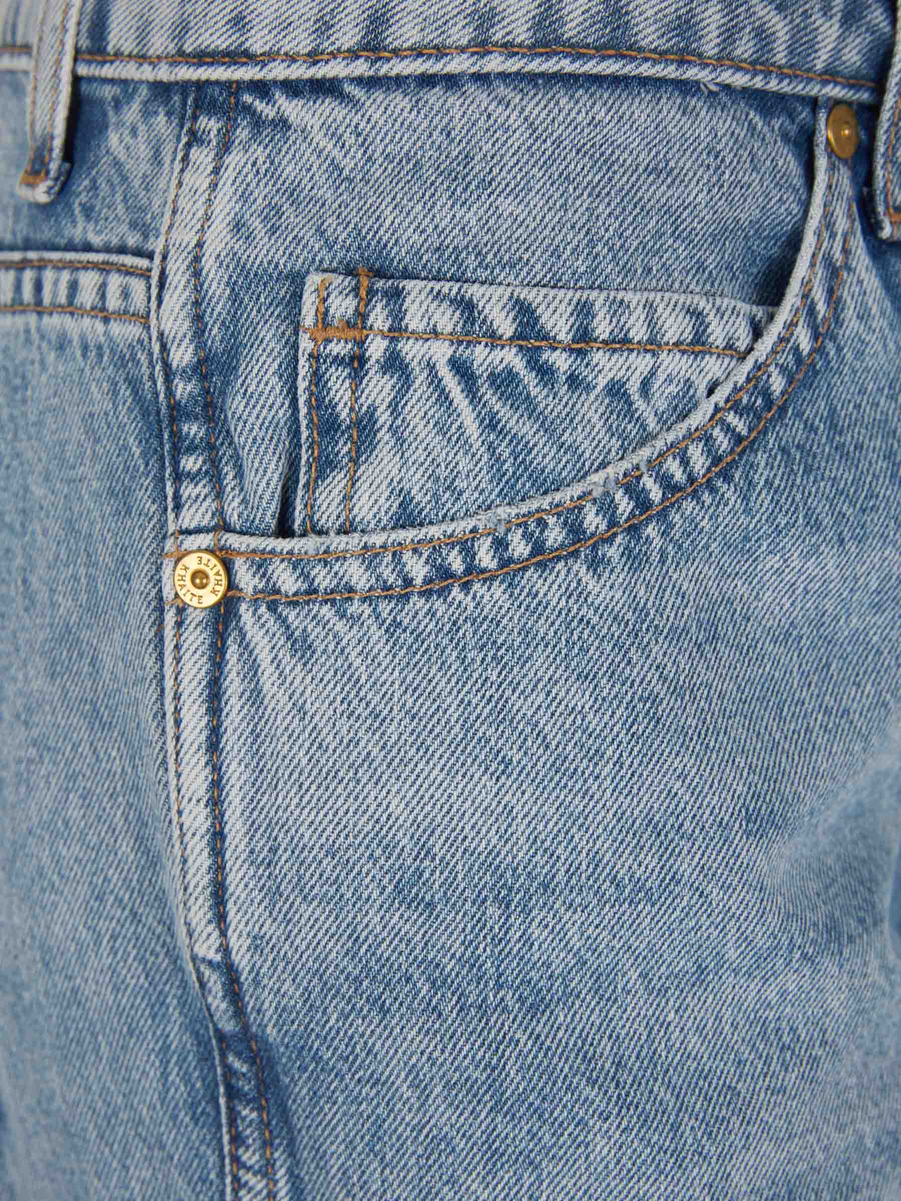 Outlet online Khaite Mujer Jeans Rectos color Azul Denim sku 763-001536 01 - Foto 3