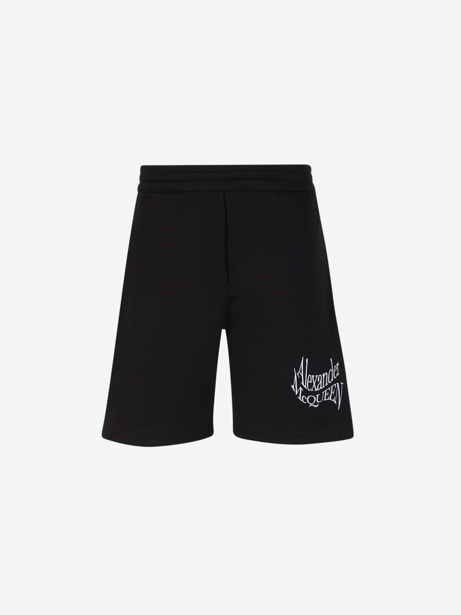 Outlet online McQueen Hombre Bermudas Algodón Logo color Negro sku 523-000929 01 - Foto 1