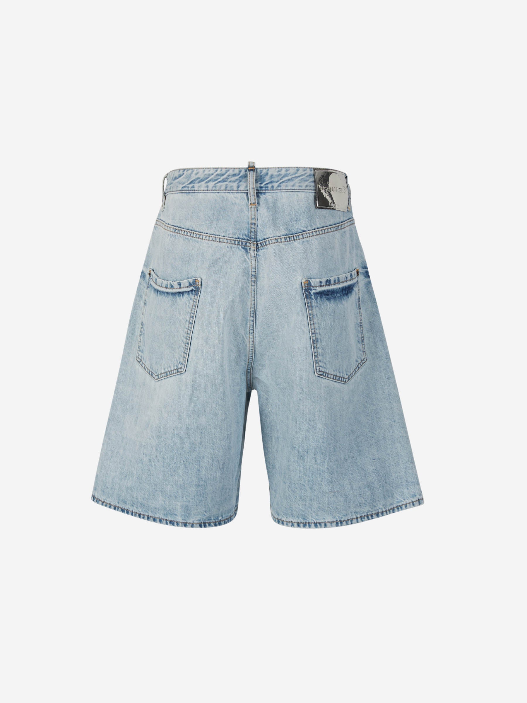 Outlet online Dsquared2 Hombre Bermudas Denim Oversize color Azul Denim sku 523-000965 01 - Foto 3