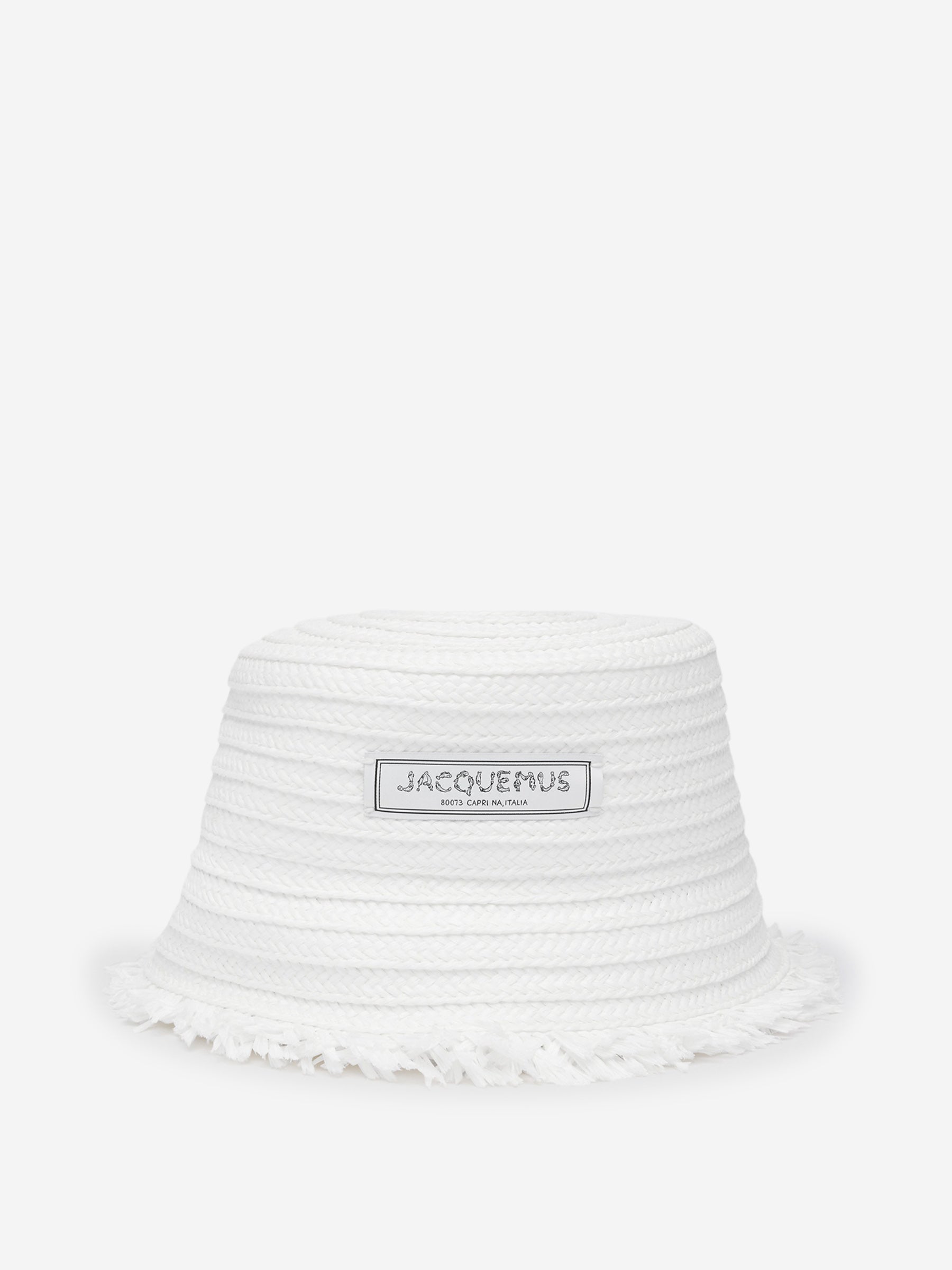 Outlet online Jacquemus Hombre Sombrero Pescador El Bob Bacino color Blanco sku 695-001610 01 - Foto 1