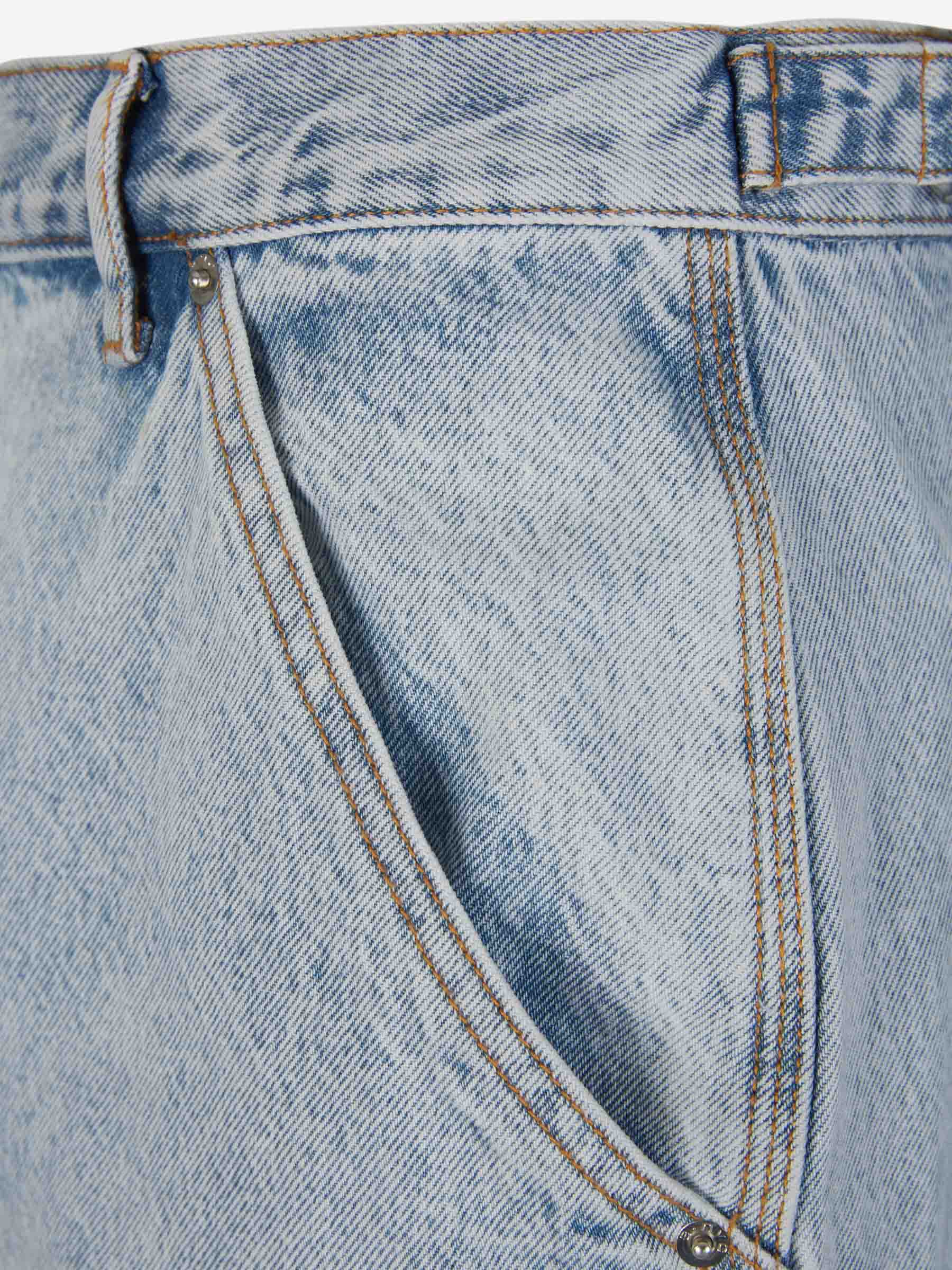 Outlet online Alexander Wang Mujer Jeans Doble Frontal color Azul Denim sku 763-001486 01 - Foto 4