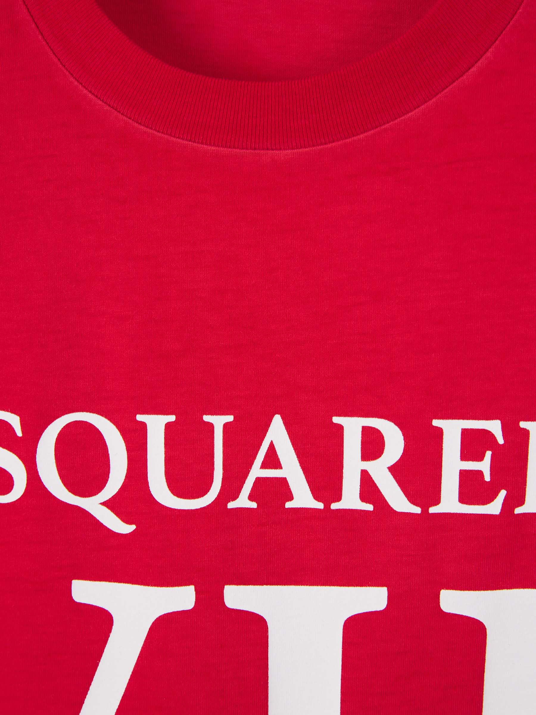Outlet online Dsquared2 Hombre Camiseta Algodón Estampada color Rojo sku 553-003664 02 - Foto 3