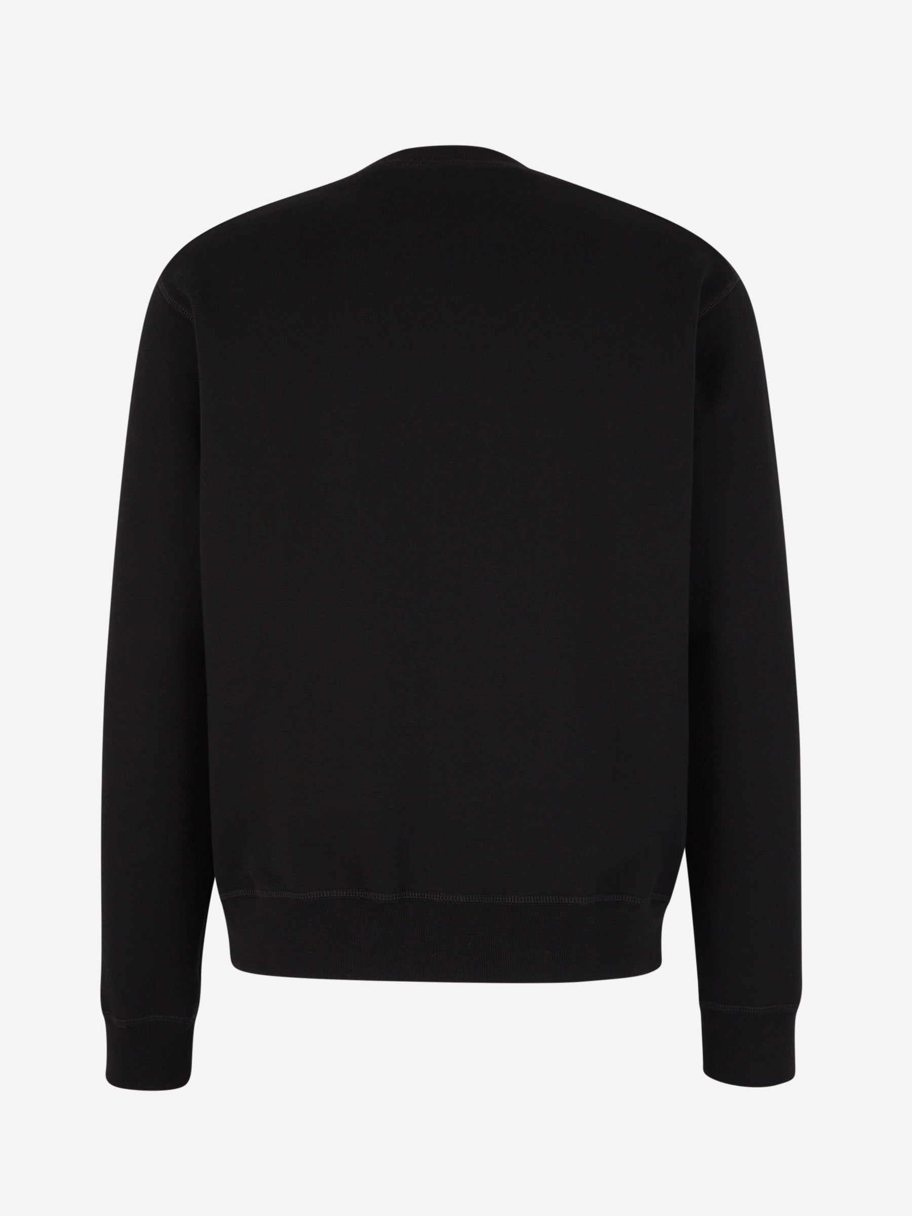 Outlet online Dsquared2 Hombre Sudadera Crewneck Logo color Negro sku 545-001571 01 - Foto 2