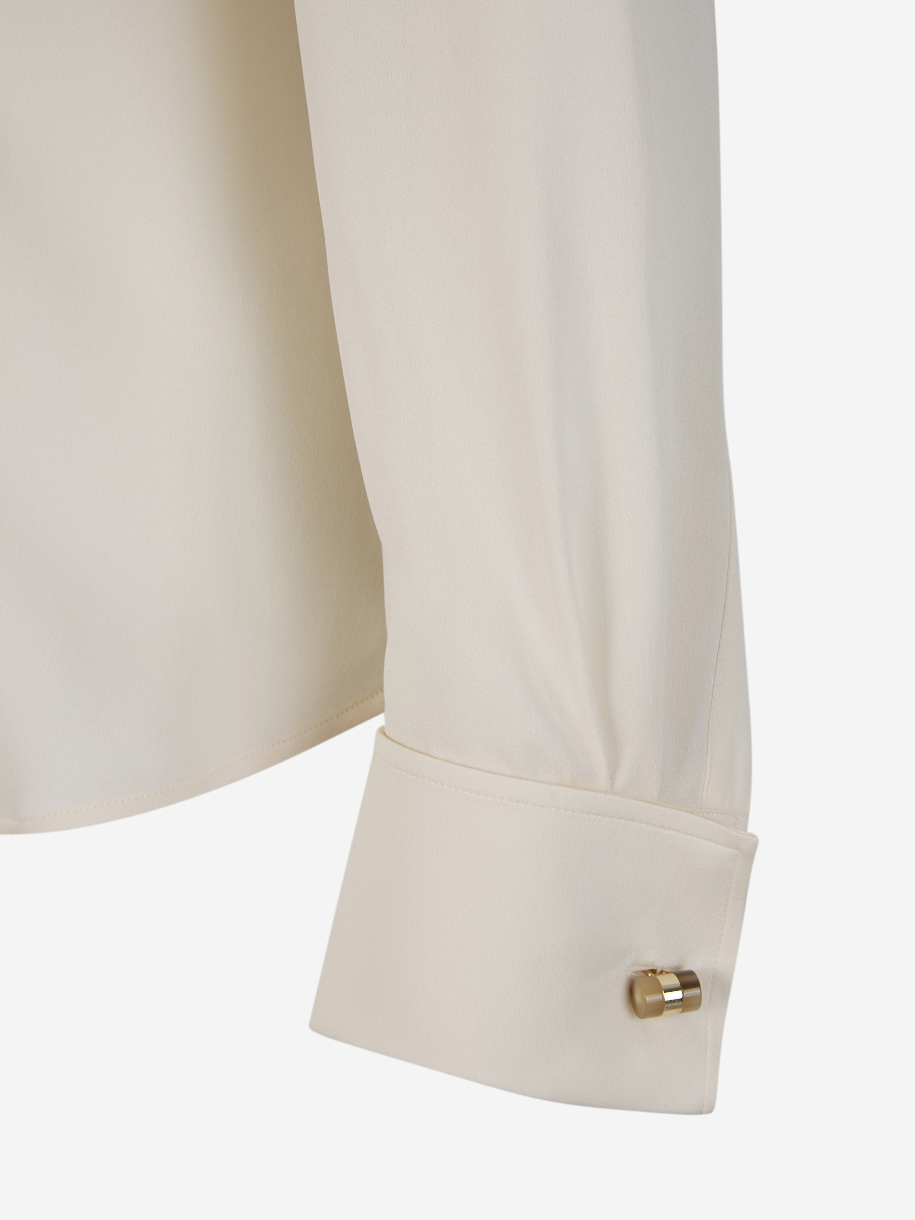 Outlet online Max Mara Mujer Camisa Seda Banda color Crema sku 701-002021 01 - Foto 4