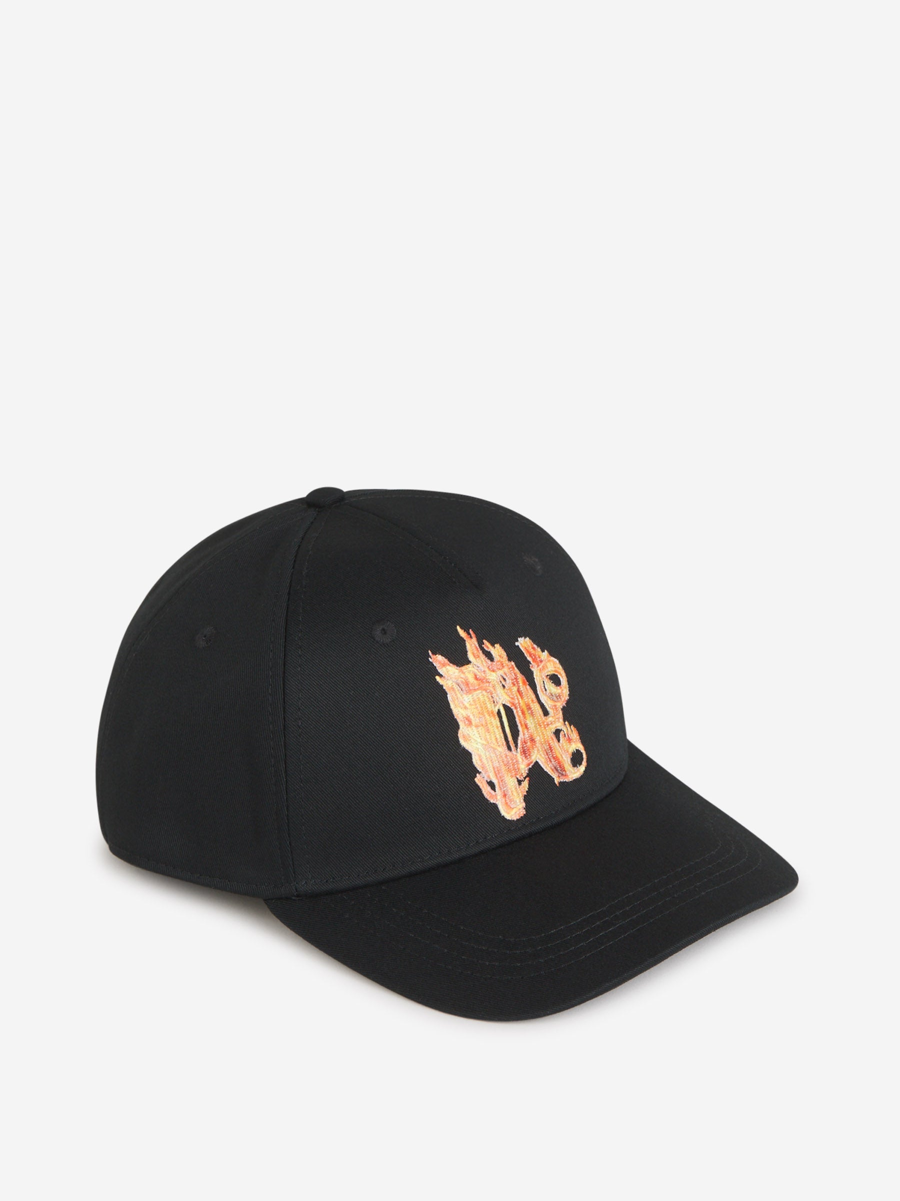 Outlet online Palm Angels Hombre Gorra Monograma Burning color Negro sku 695-001482 01 - Foto 1