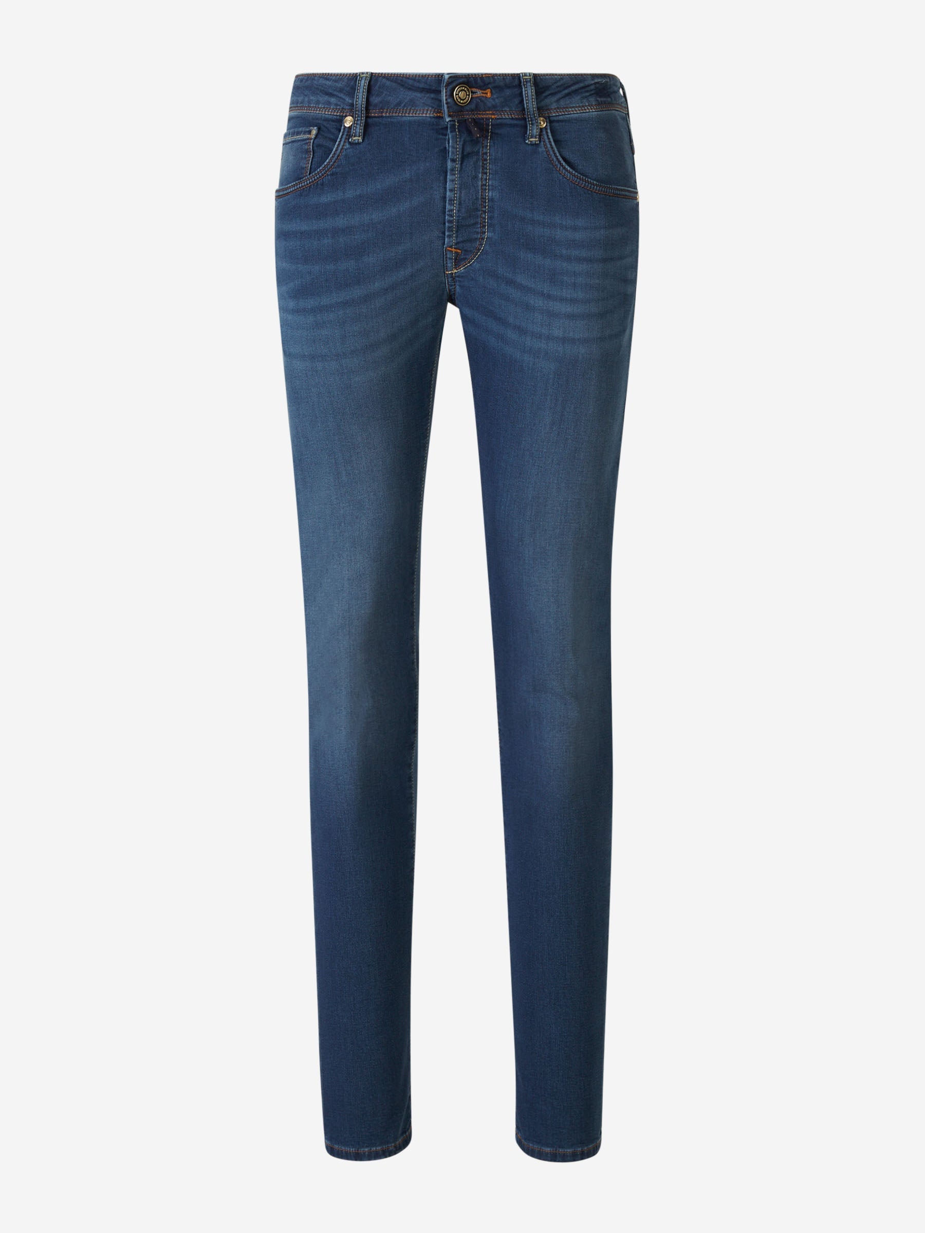Incotex Blue Division Jeans Slim Fit color Azul Denim sku 522-002637 02 - Foto 1