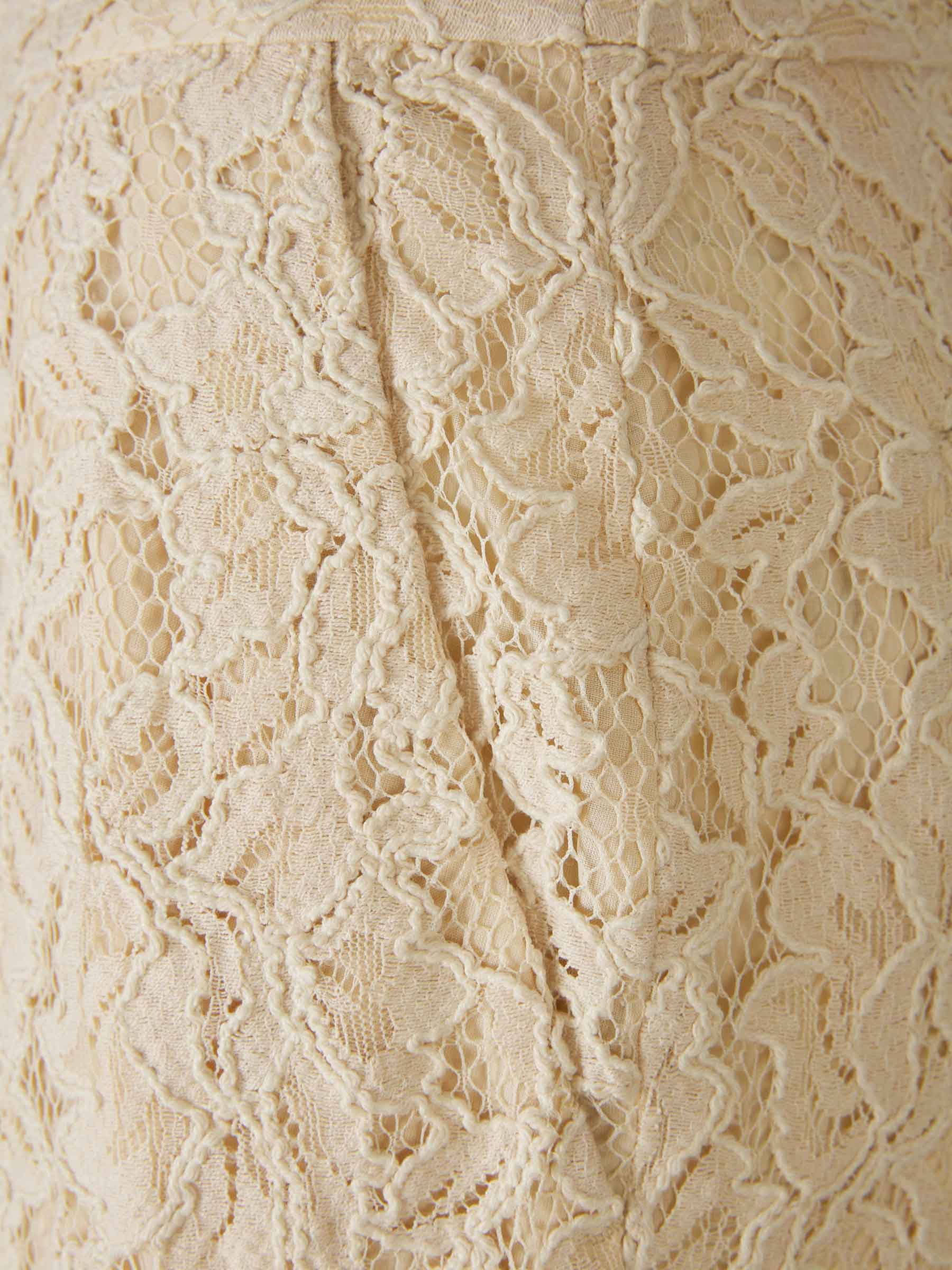 Outlet online Zimmermann Mujer Pantalones Natural Encaje color Crema sku 761-003505 01 - Foto 4
