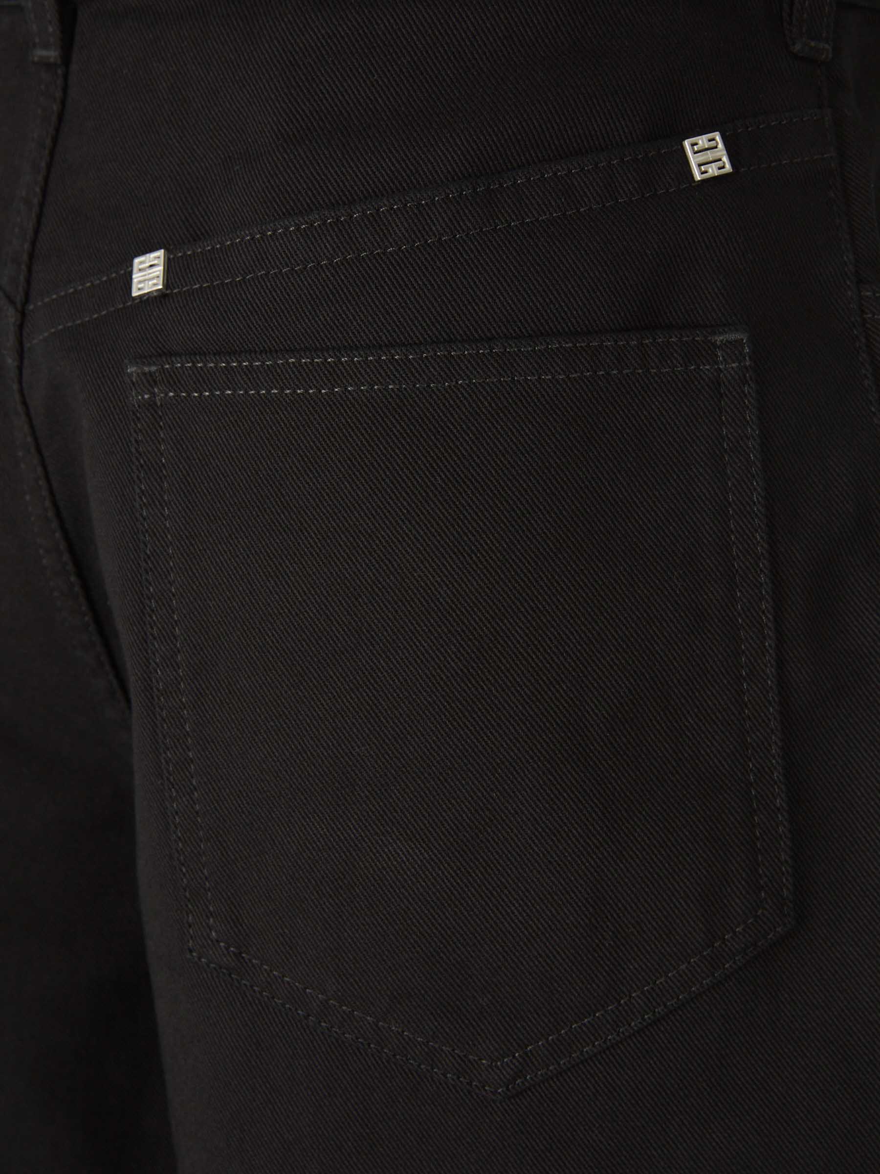 Outlet online Givenchy Hombre Jeans Straight Fit color Negro sku 521-003068 01 - Foto 5