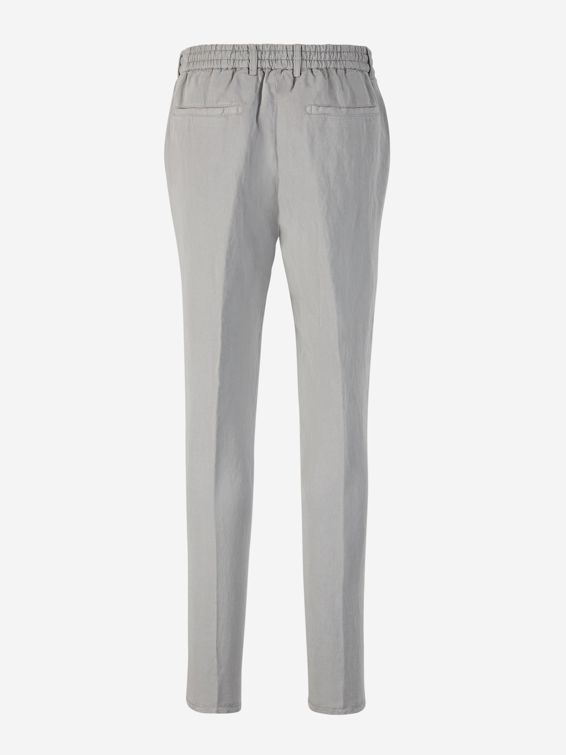Outlet online Santa Eulalia Hombre Joggers Fluidos Lino color Gris Claro sku 521-003035 02 - Foto 2