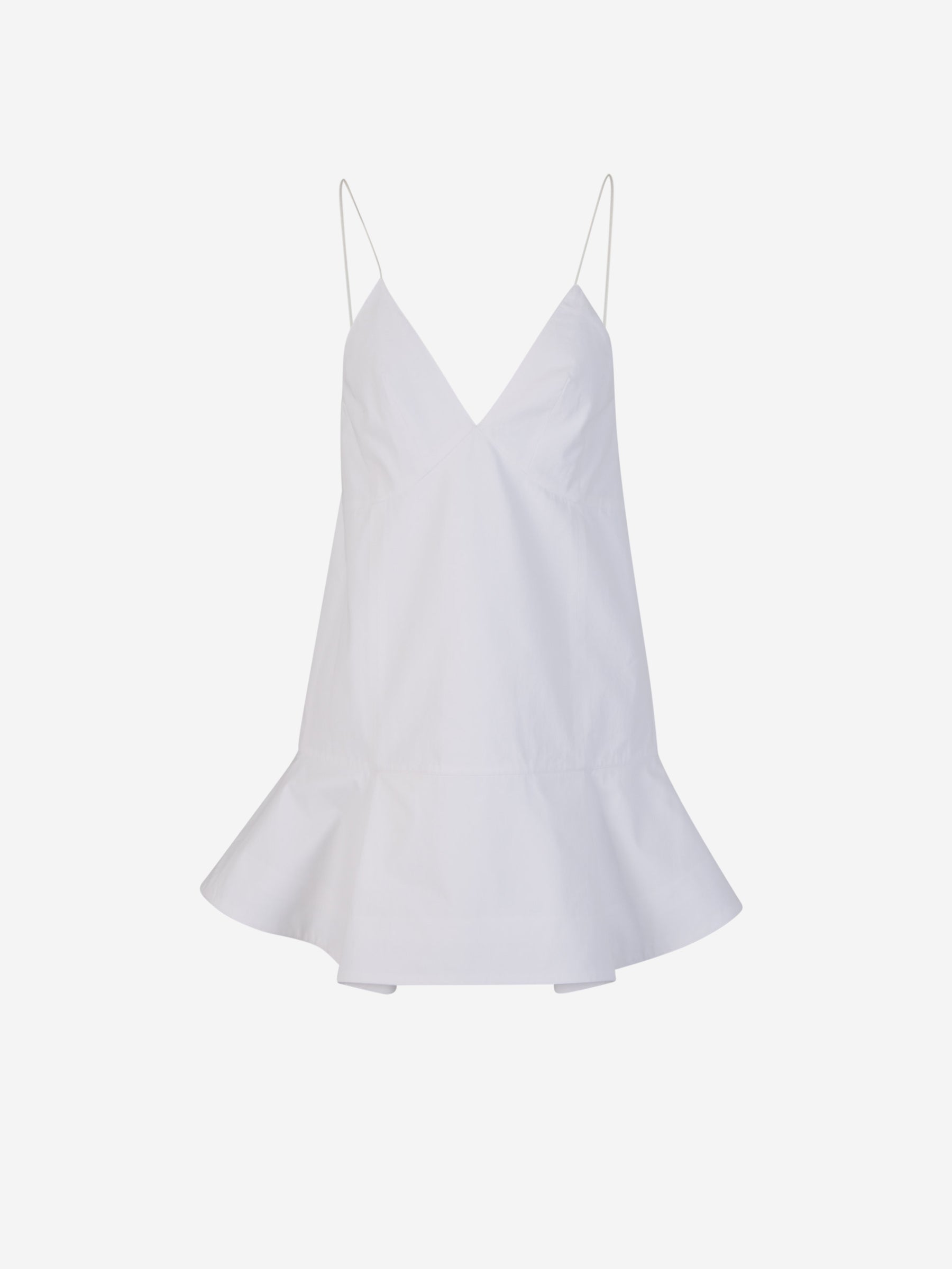 Outlet online Khaite Mujer Vestido Mini Algodón color Blanco sku 731-005860 01 - Foto 2