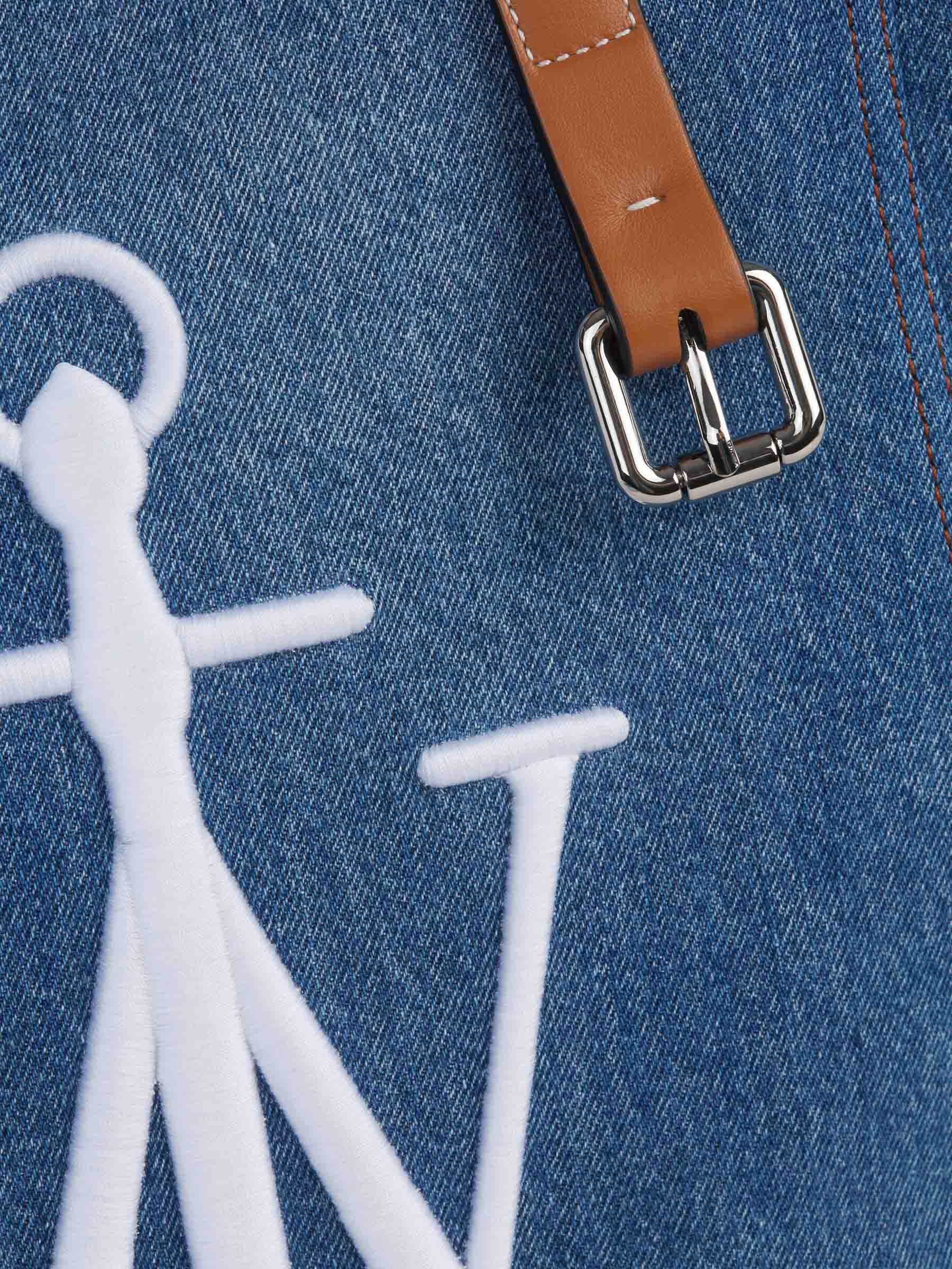 Outlet online JW Anderson Mujer Bolso Tote Denim color Azul Denim sku 810-007323 00 - Foto 5
