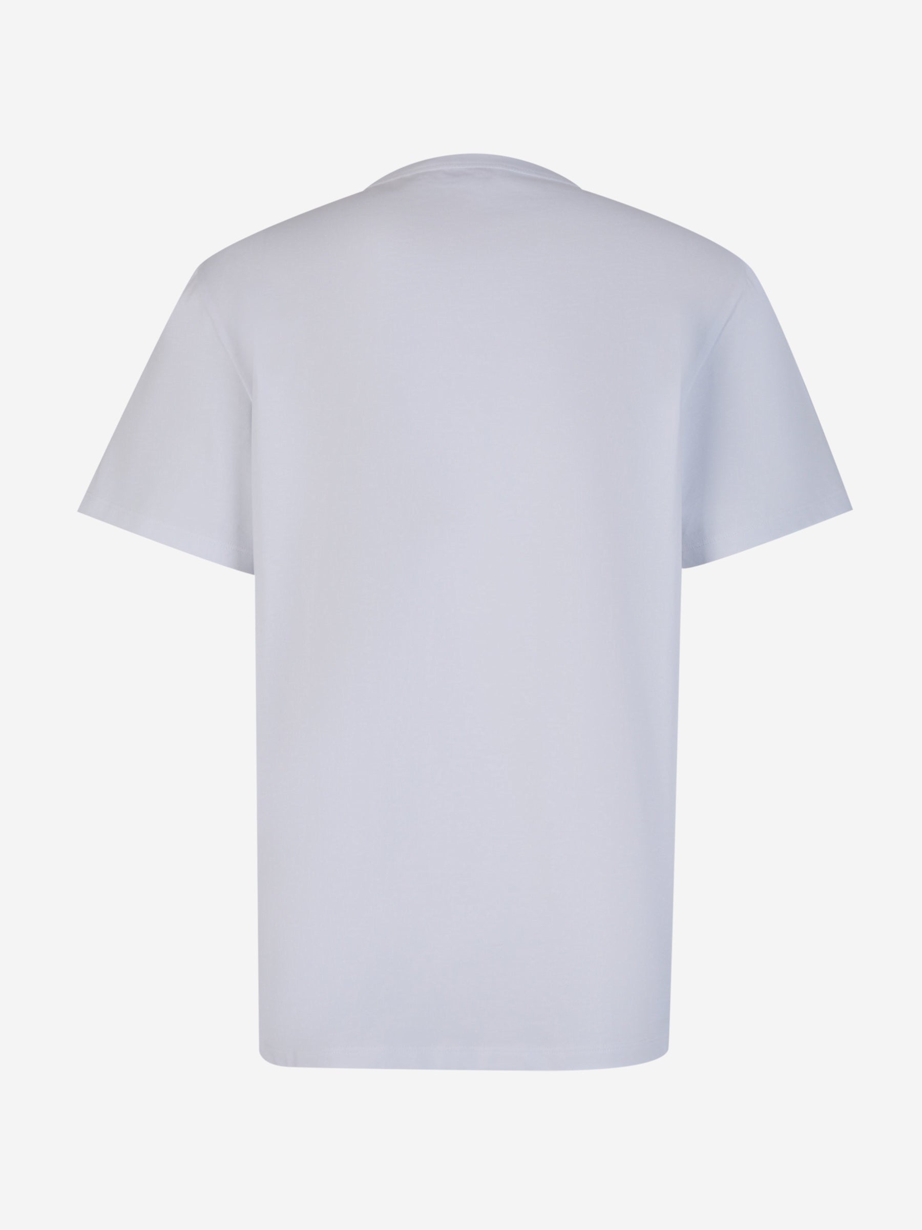 Outlet online McQueen Hombre Camiseta Bordado Algodón color Blanco sku 553-003678 01 - Foto 2