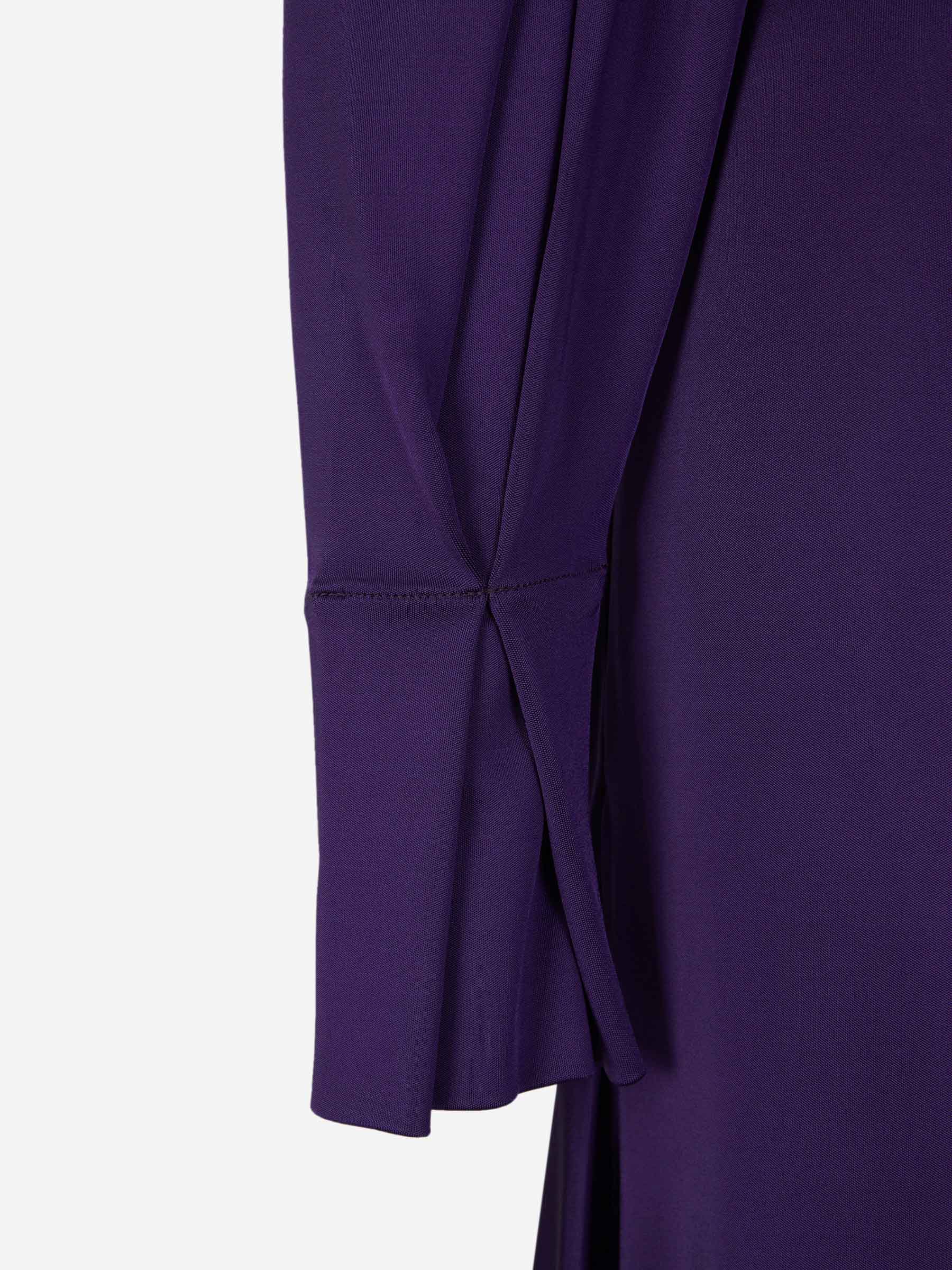 Outlet online Victoria Beckham Mujer Vestido Maxi Fruncido color Púrpura sku 732-001275 01 - Foto 5