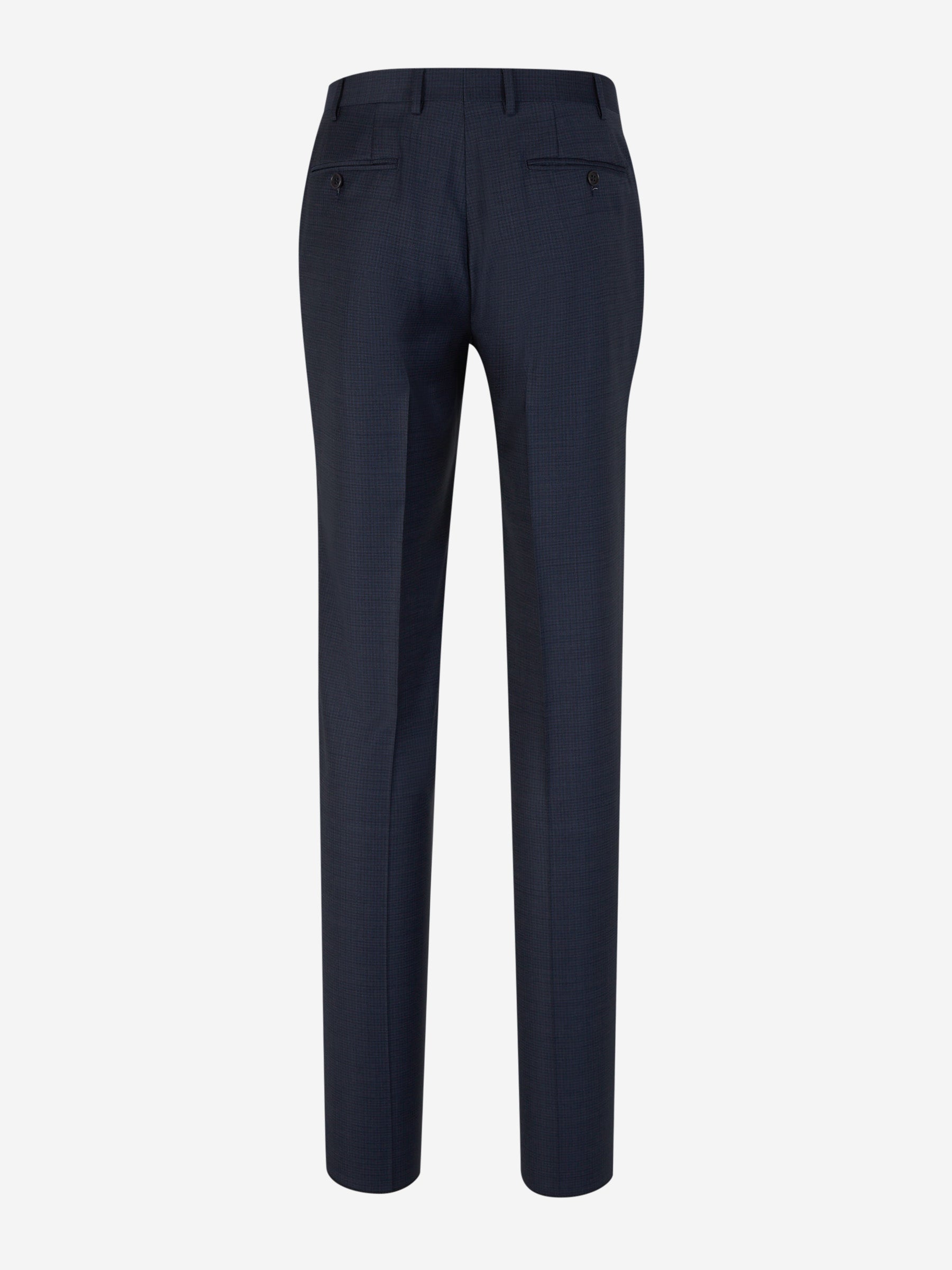 Outlet online Canali Hombre Traje Cuadros Lana color Azul Noche sku 312-002802 01 - Foto 6