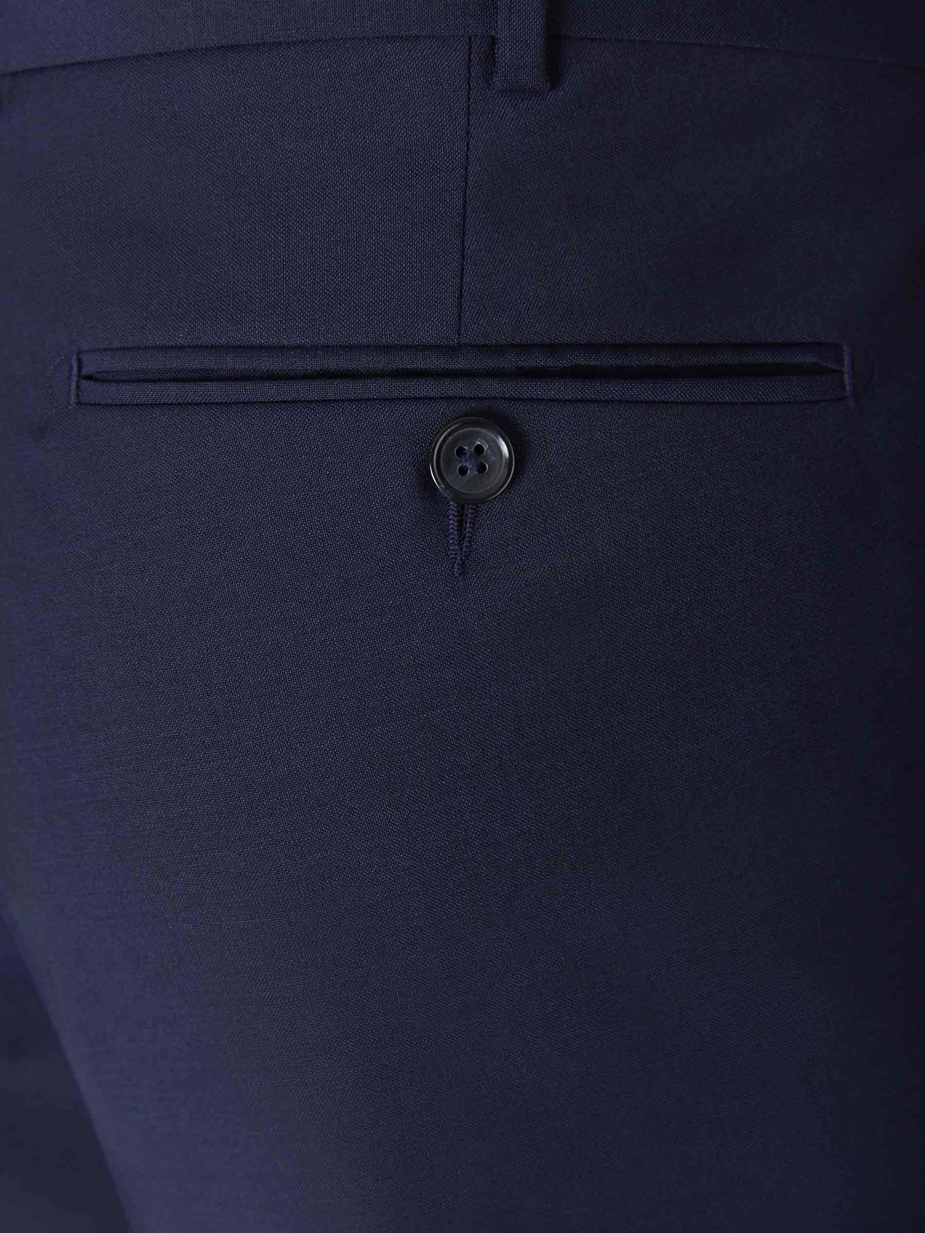Outlet online Santa Eulalia Hombre Pantalones Formales Lana color Azul Noche sku 321-000322 03 - Foto 4