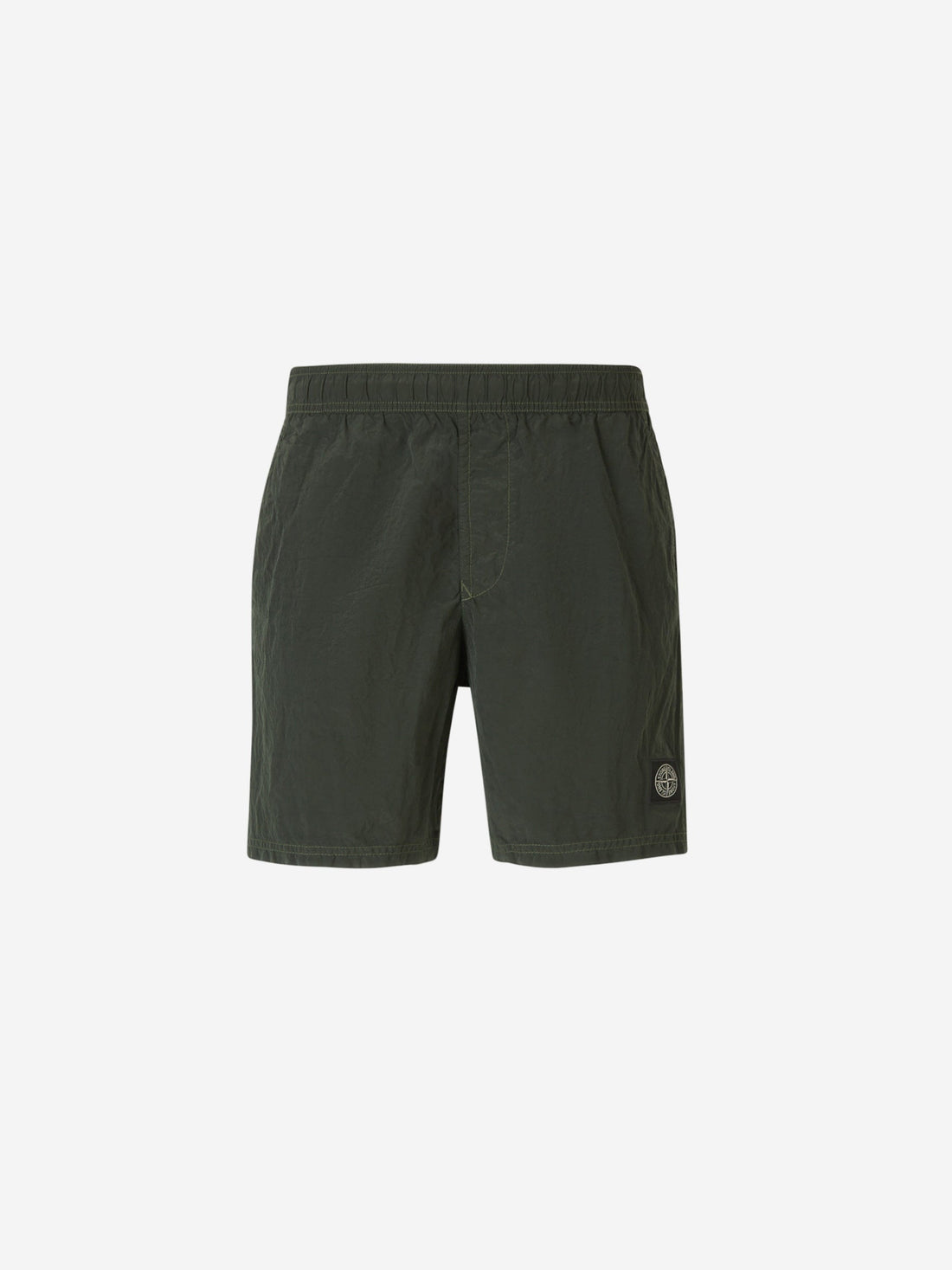 Stone Island Bañador Texturizado Logo color Verde Militar sku 561-001321 02 - Foto 1