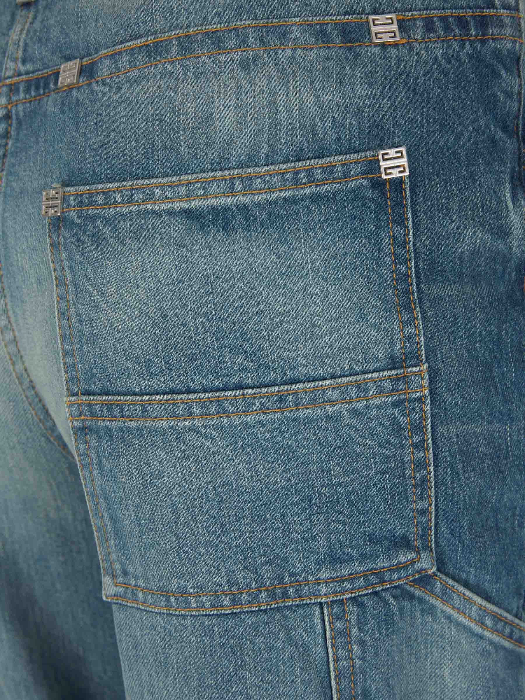 Outlet online Givenchy Mujer Jeans Cargo Algodón color Azul Denim sku 763-001518 01 - Foto 5