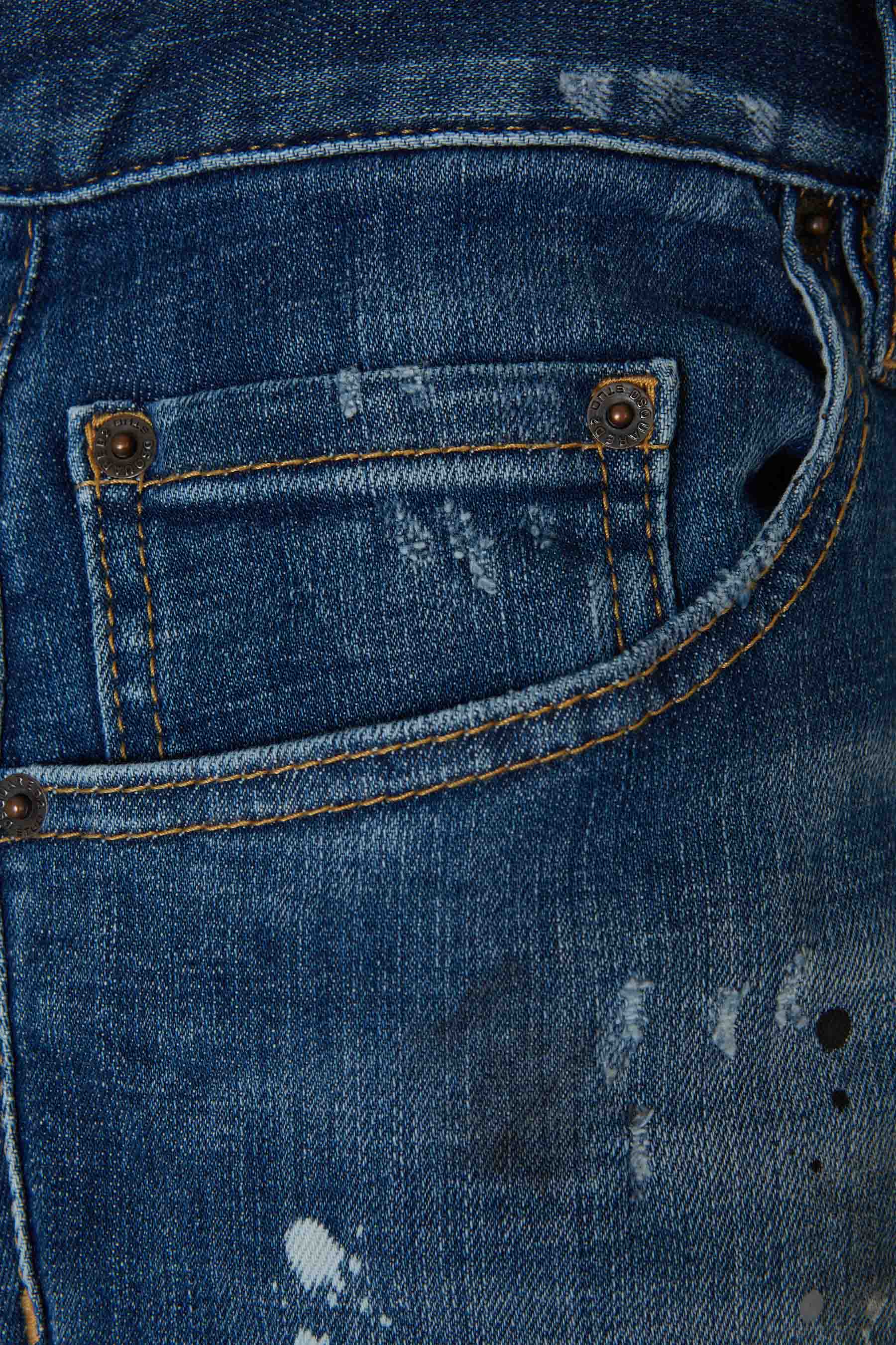 Dsquared2 Jeans Efecto Roturas color Azul Marino sku 522-002509 01 - Foto 3