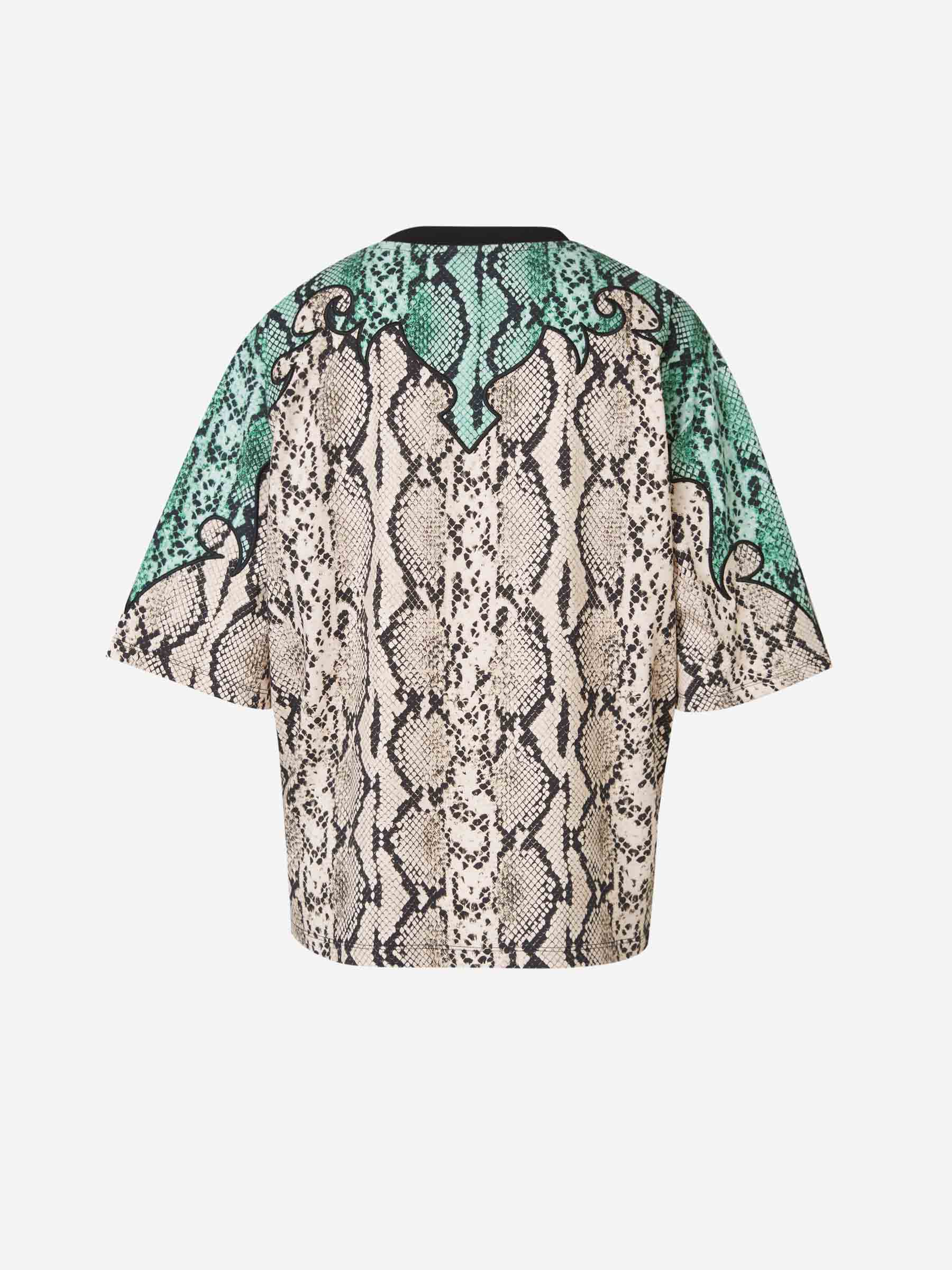 Outlet online Balmain Mujer Camiseta Algodón Bordado color Coral sku 782-001519 01 - Foto 2