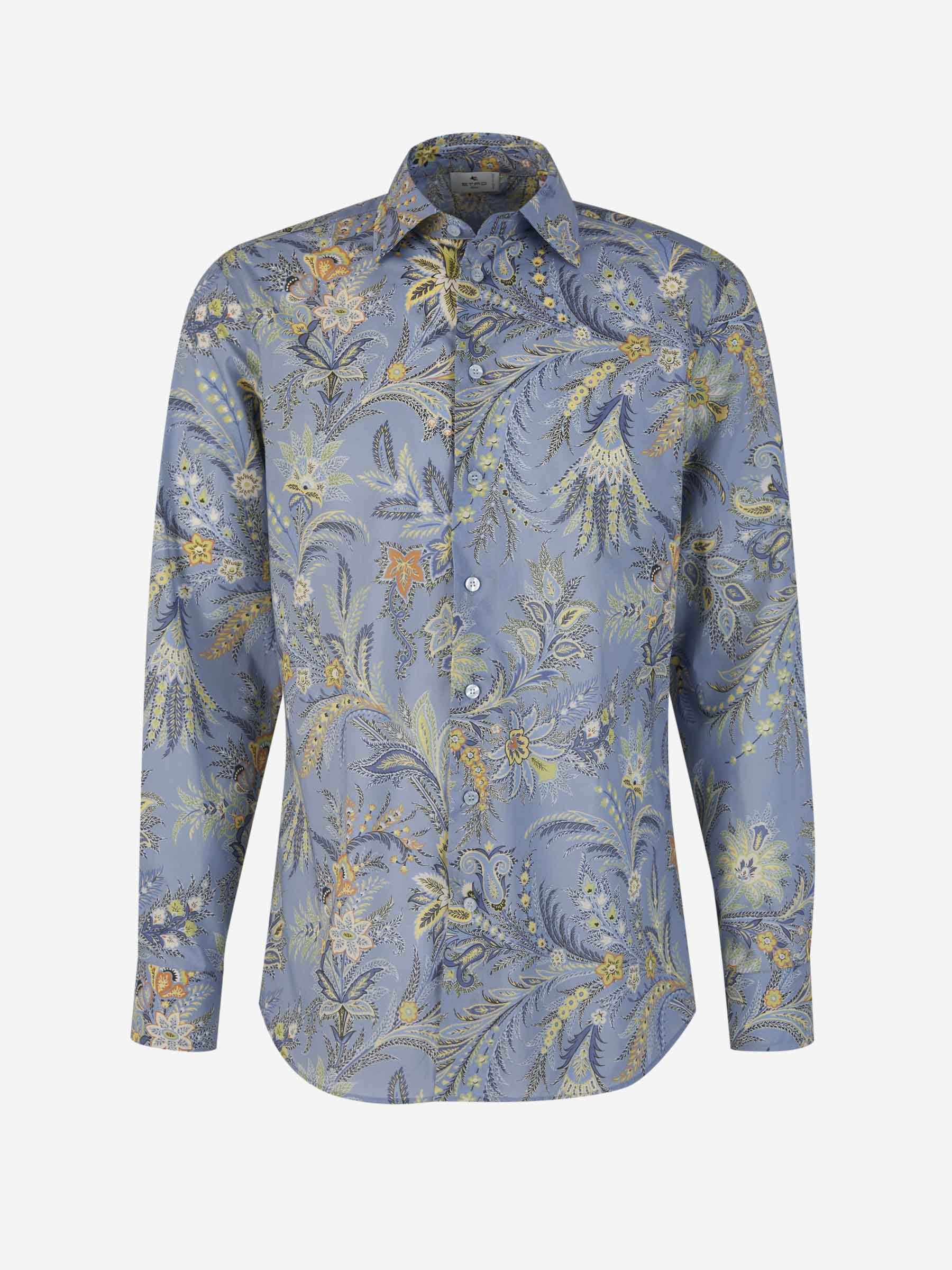 Outlet online Etro Hombre Camisa Algodón Paisley color Azul Cielo sku 531-006209 01 - Foto 1